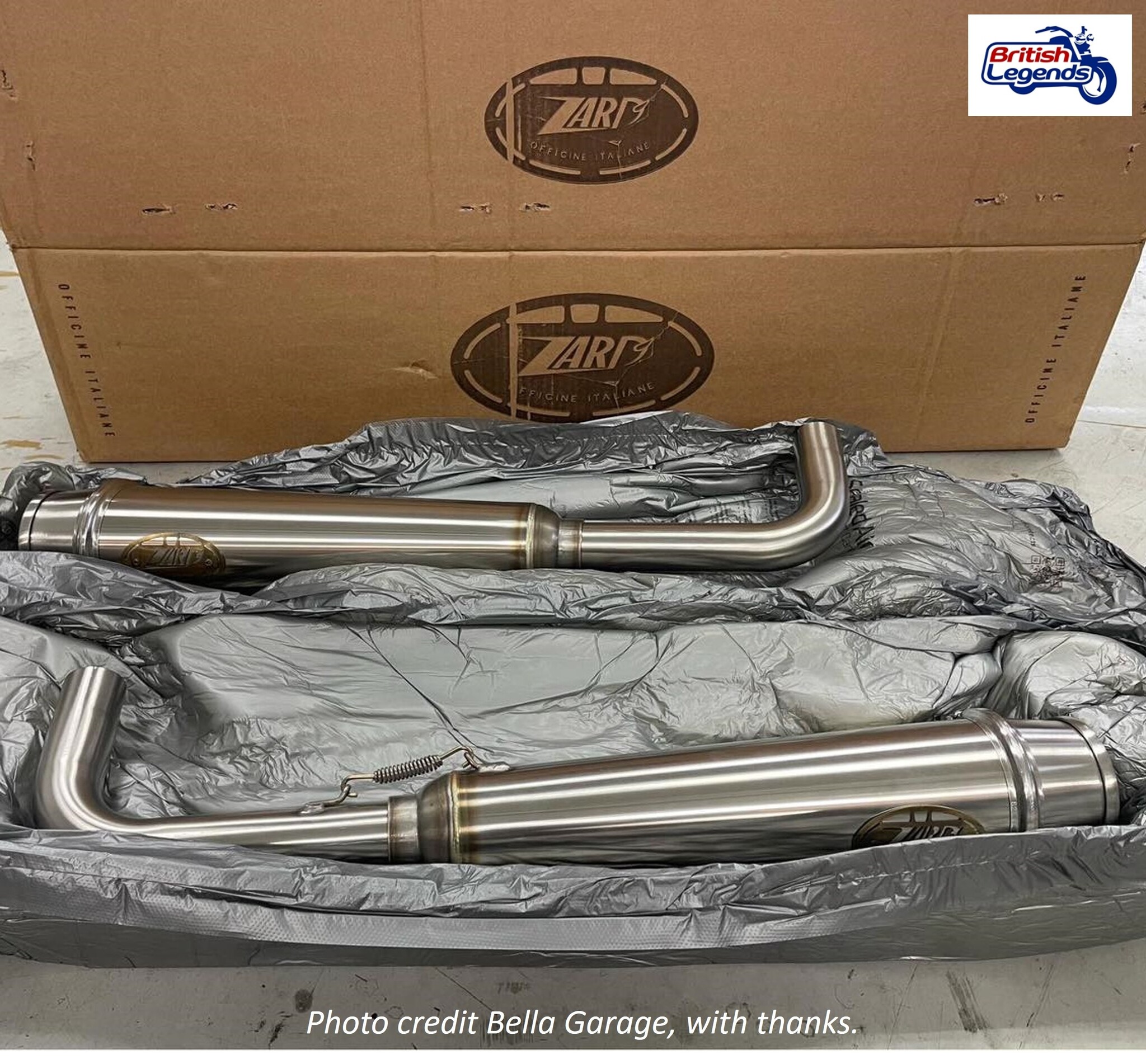 Zard Exhaust System for Triumph Bobber