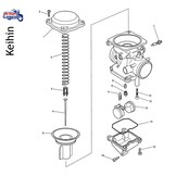 Kit de Rénovation pour Carburateur Keihin/Mikuni
