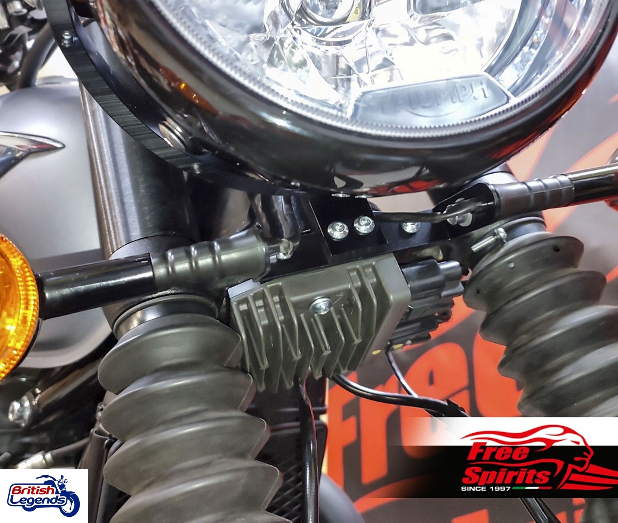 Kit to Relocate the Headlight on Triumph Bonneville