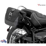 Canvas Saddle Bag with Fitting Kit (L or R side)