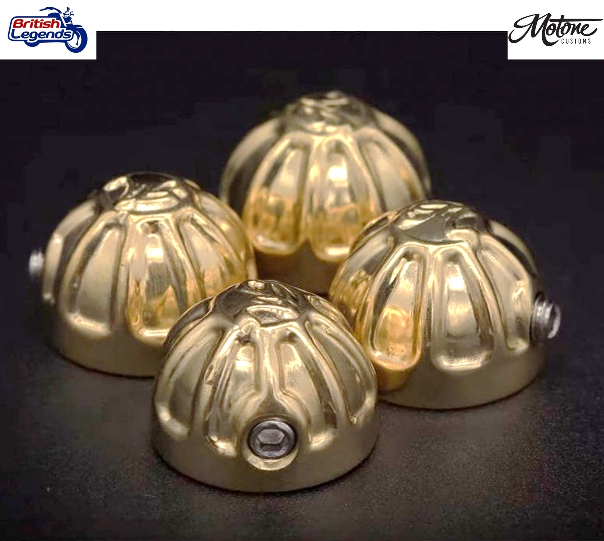Cylinder Head Stud Covers for Triumph Twins