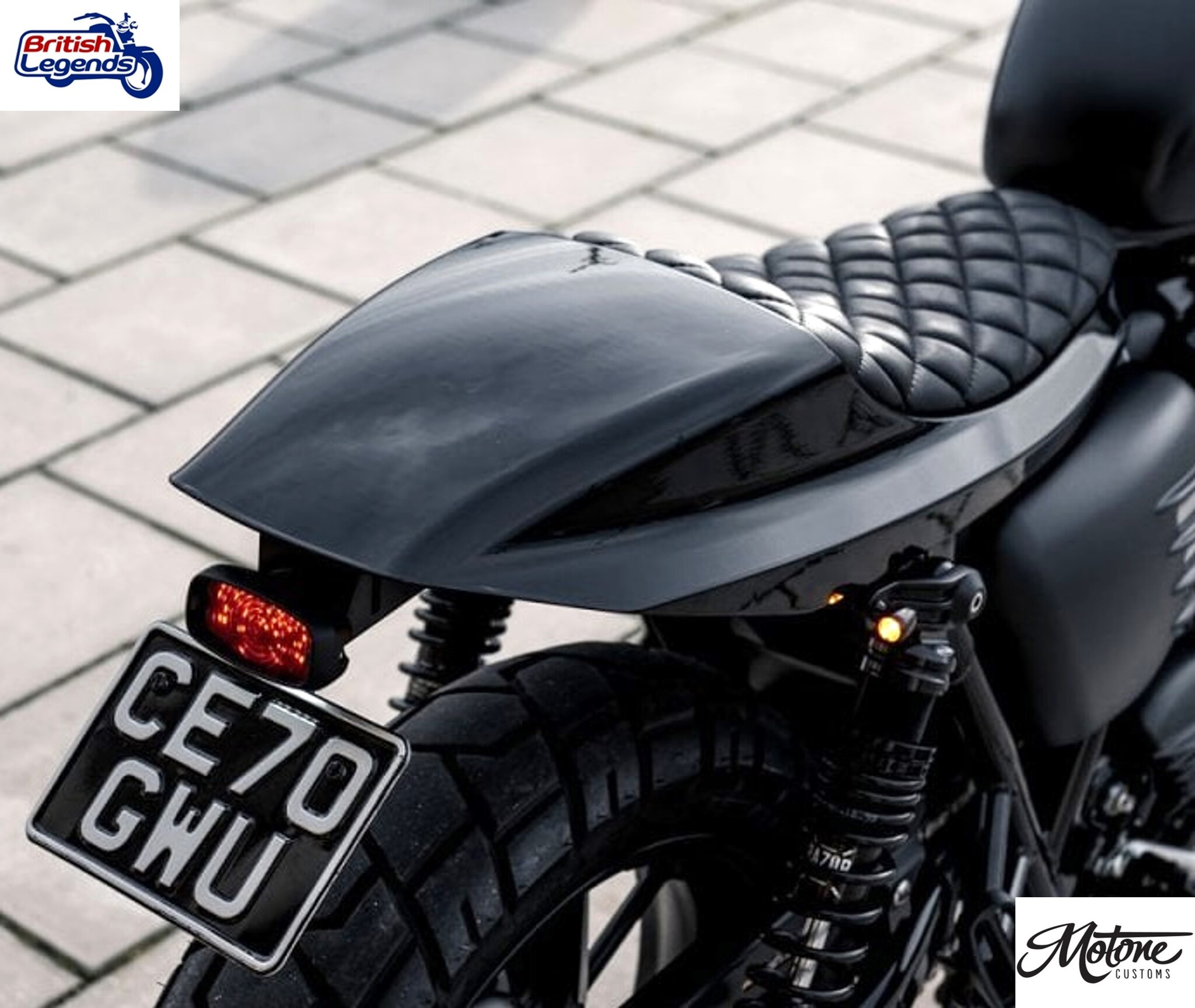 Motone Street-Tracker Seat for Triumph Twins