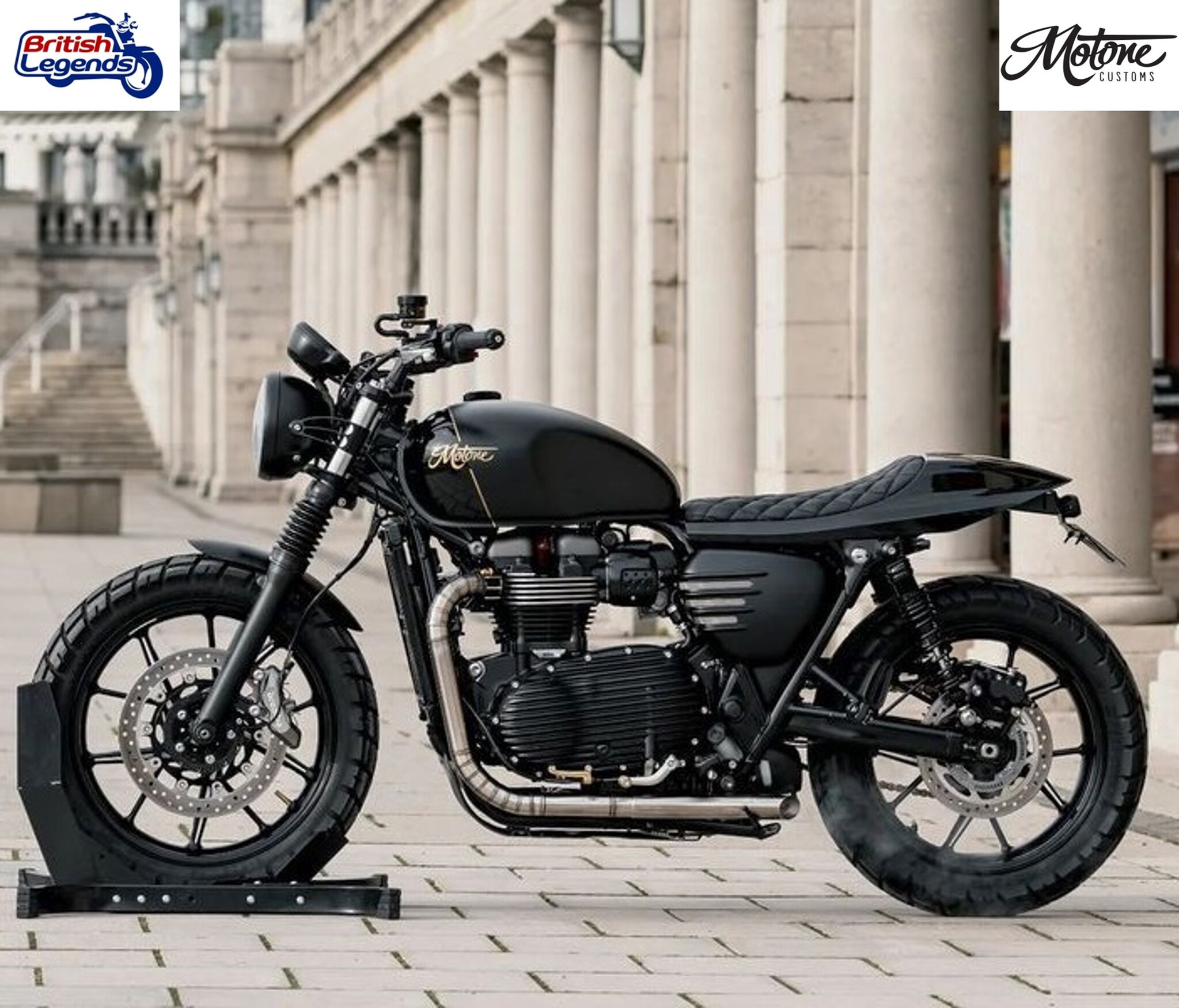 Motone Street-Tracker Seat for Triumph Twins