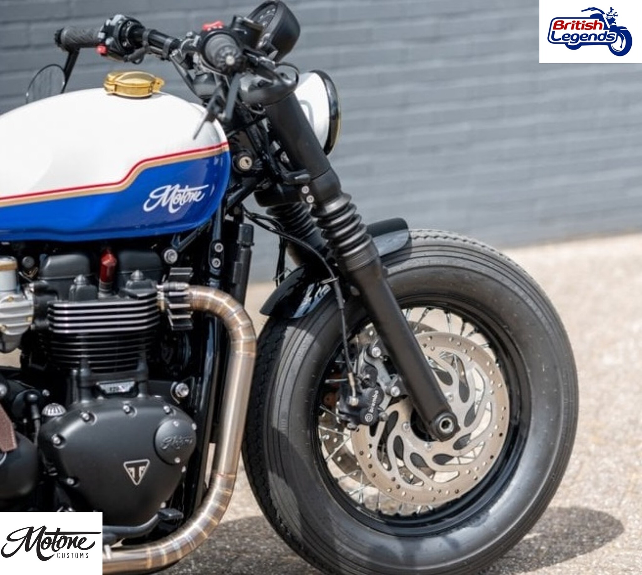 Steel Short Front Fender for Triumph Bobber