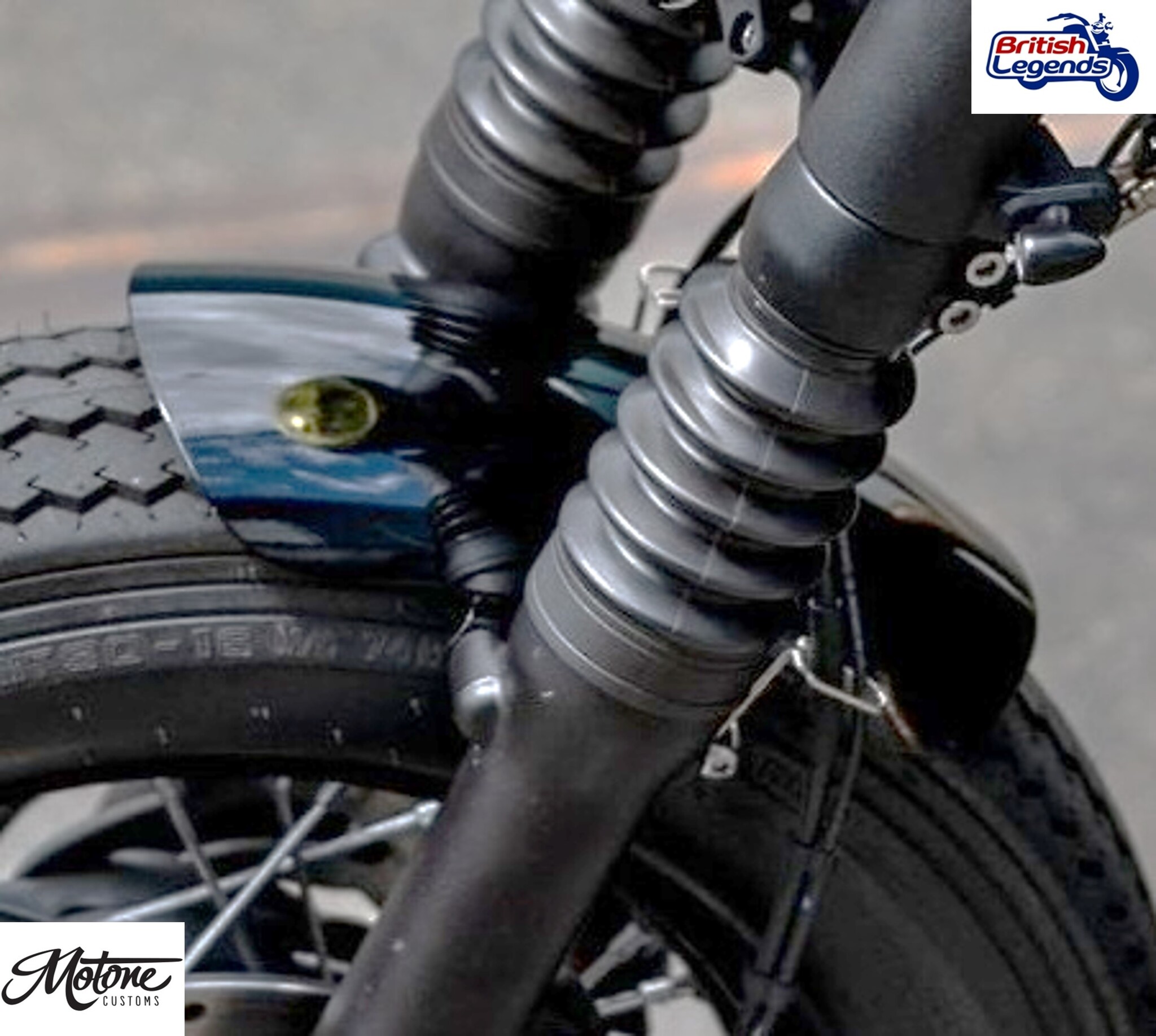 Steel Short Front Fender for Triumph Bobber