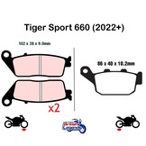 Sintered Brake Pads for Triumph Tiger
