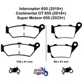 Sintered Brake Pads for Royal-Enfield