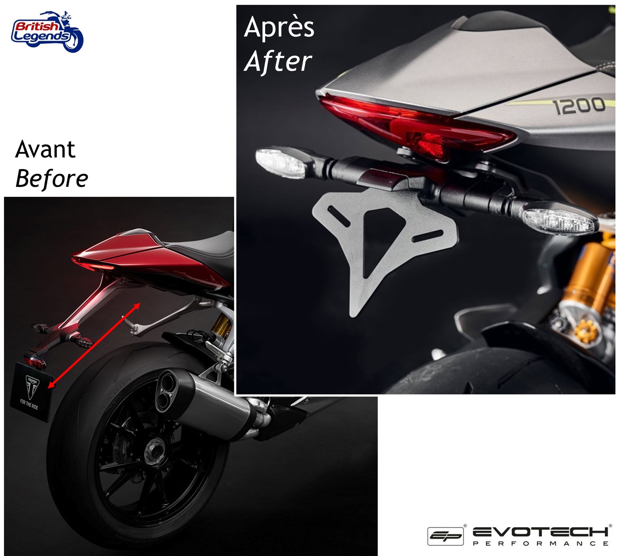 Kit Trasero Corto para Triumph Speed Triple