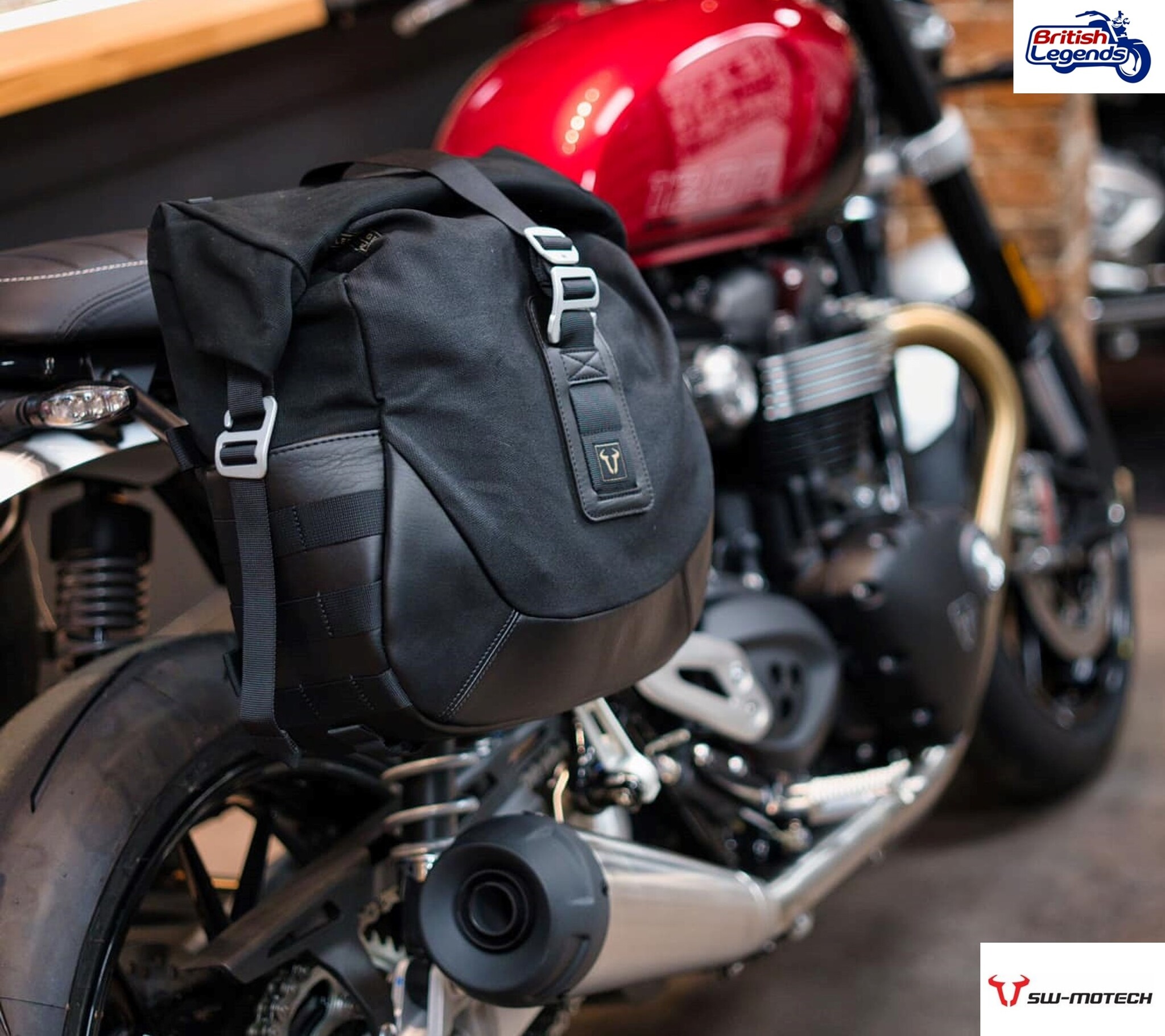Bolsa Laterale + Soporte para Triumph Street/Speed Twin