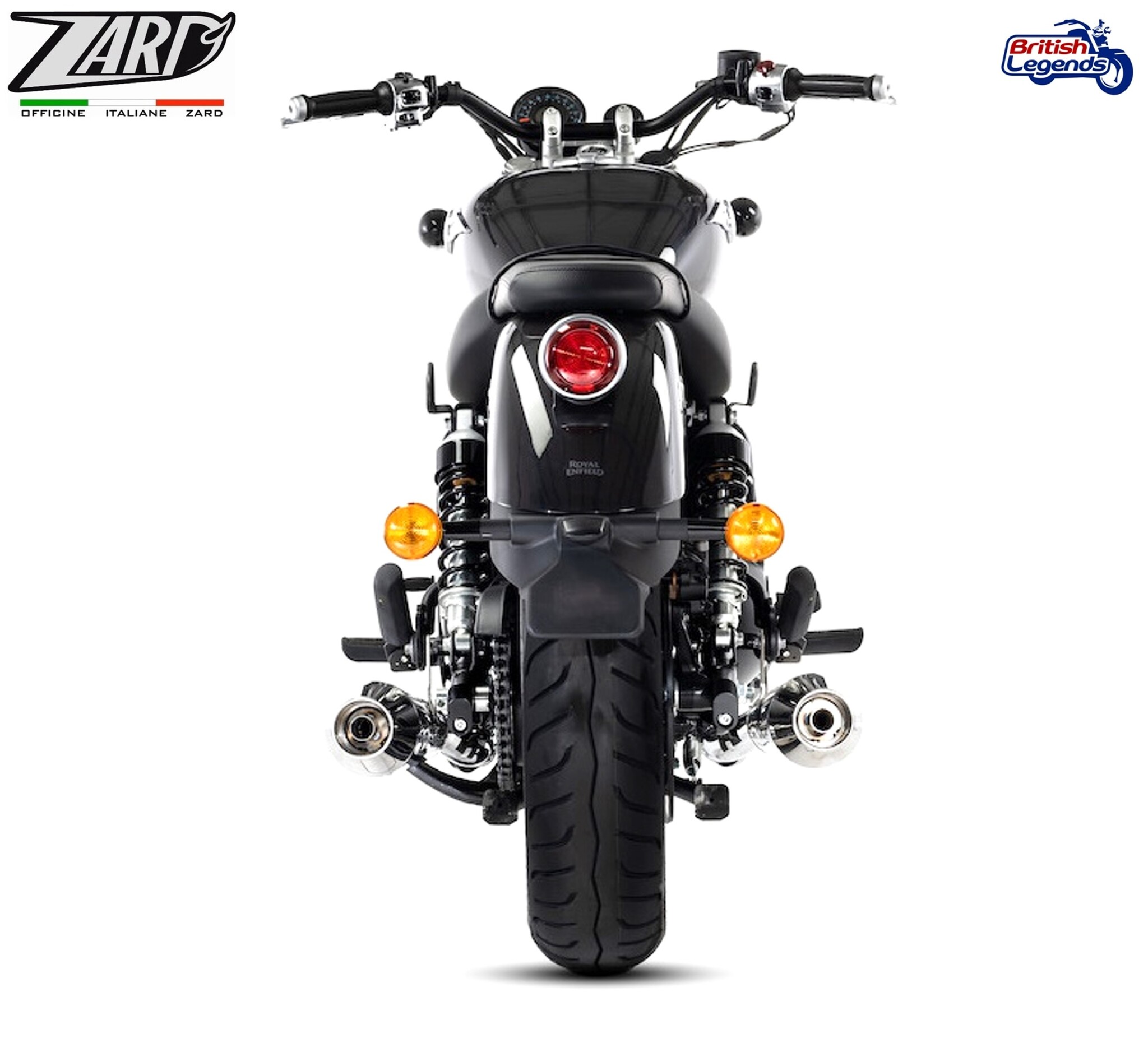 Zard Slip-On Silencers for Royal-Enfield Super Meteor 650