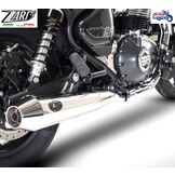 Zard Slip-On Silencers for Royal-Enfield Super Meteor 650