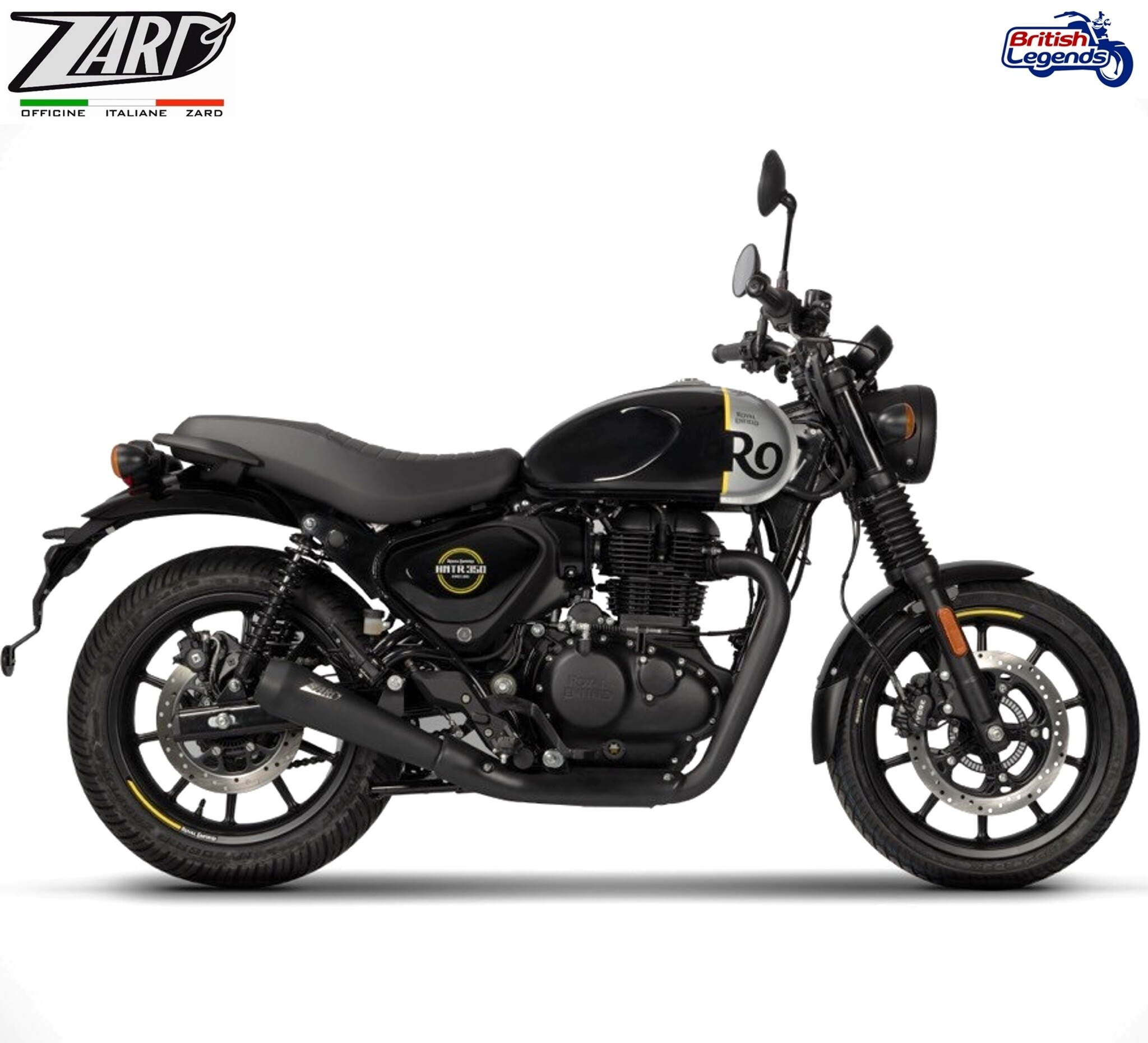 Zard Slip-On Silencers for Royal-Enfield Hunter 350