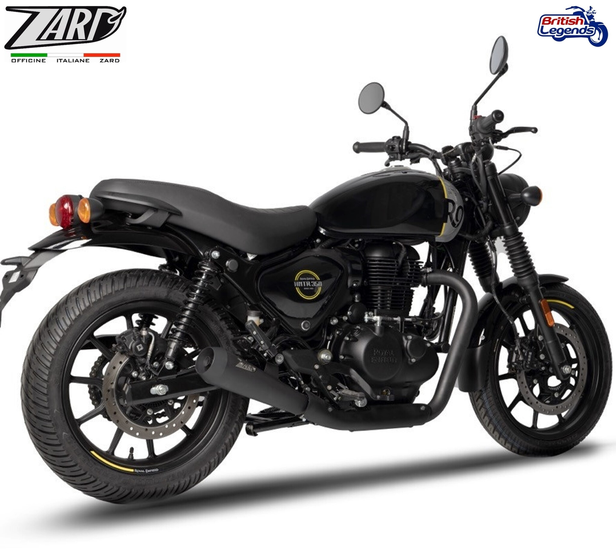 Zard Slip-On Silencers for Royal-Enfield Hunter 350