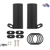 Black Alloy Fork Sleeves for Triumph Bobber