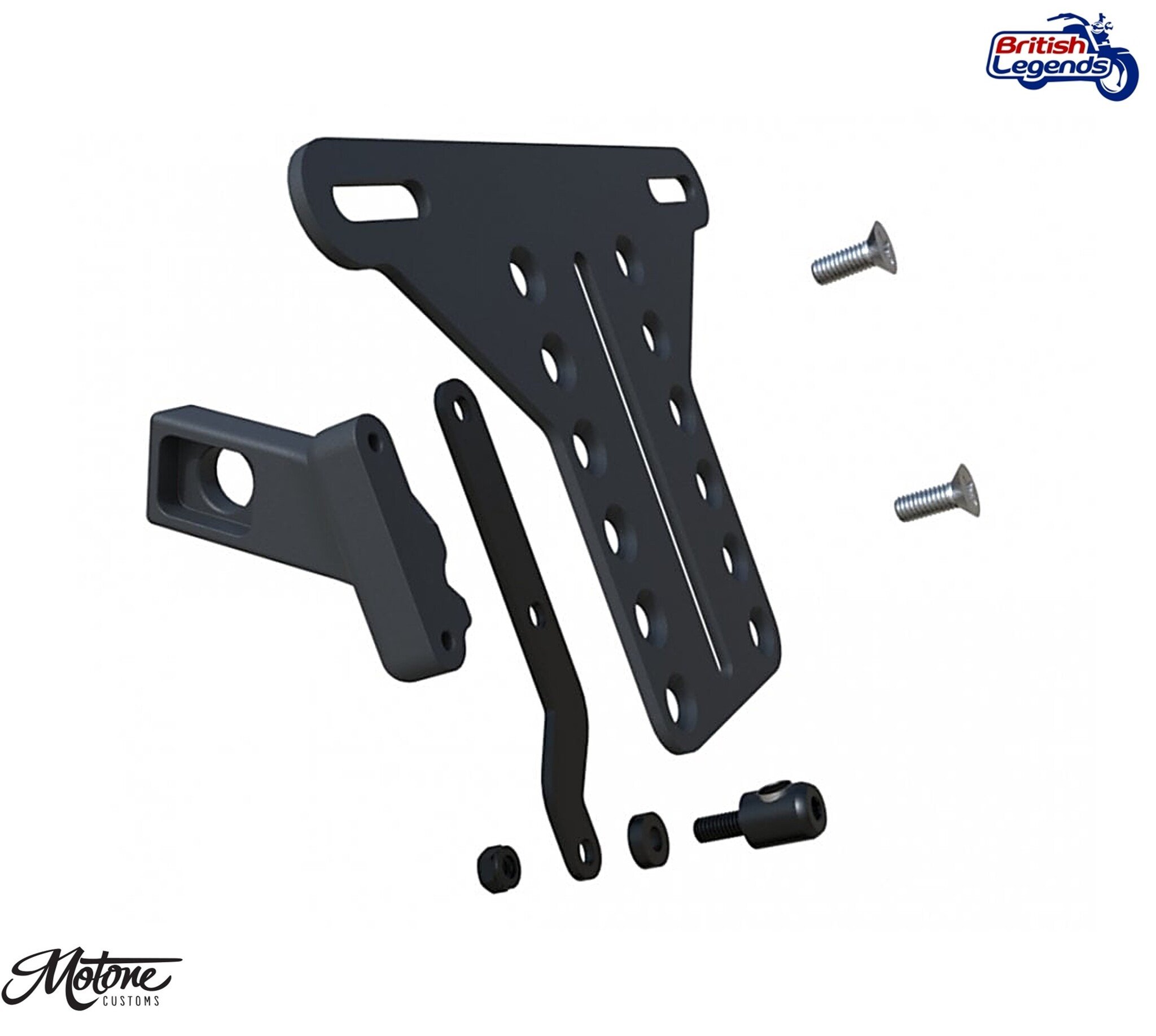 Kit de Porte-Plaque Latéral pour Triumph Bobber