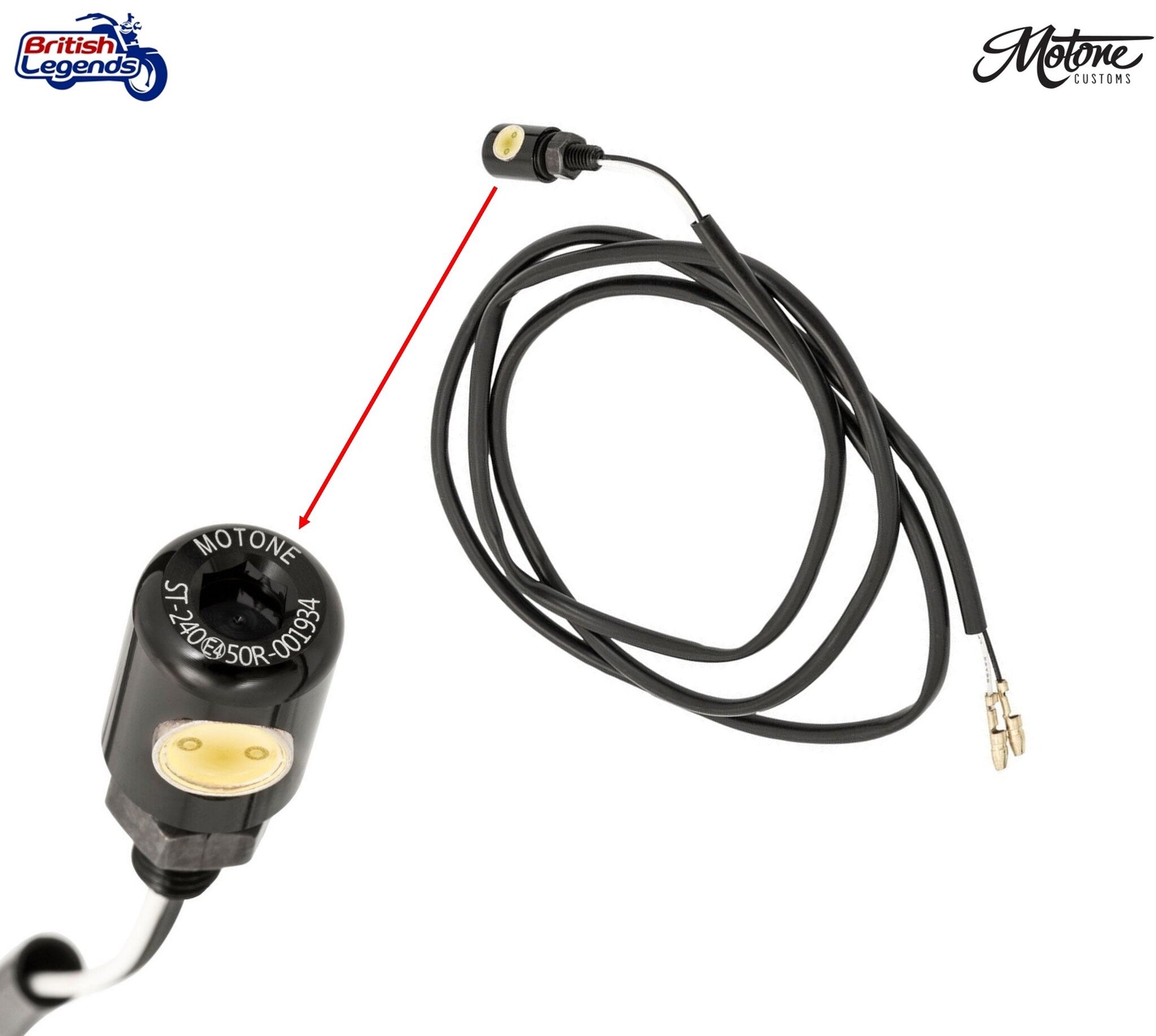 Kit de Porte-Plaque Latéral pour Triumph Bobber