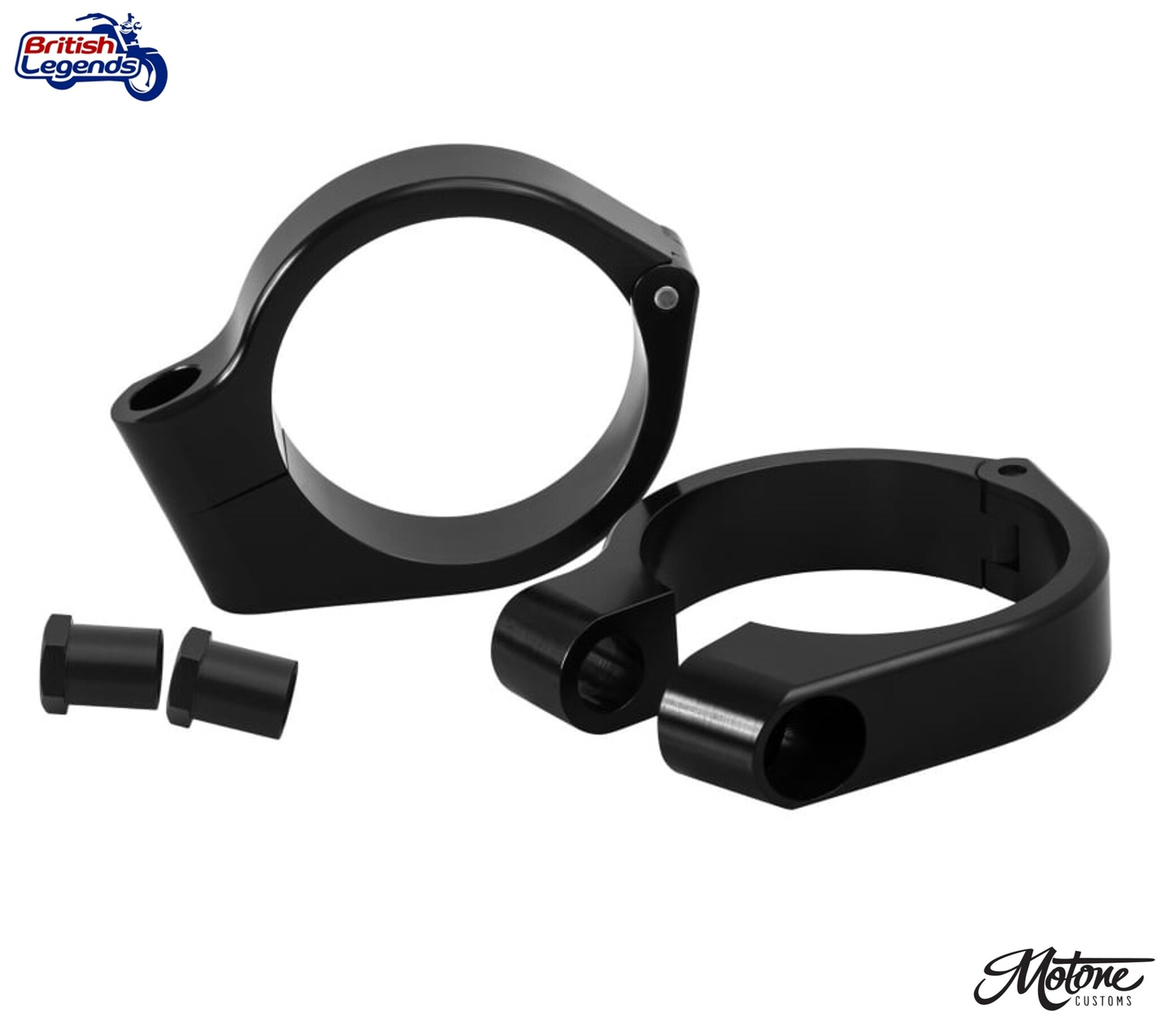 Supports De Clignotants Pour Moto | 2 Pièces | Acier Inoxydable | Pour Clignotants Filetés 10mm | Montage Sur Amortisseur 20x13mm