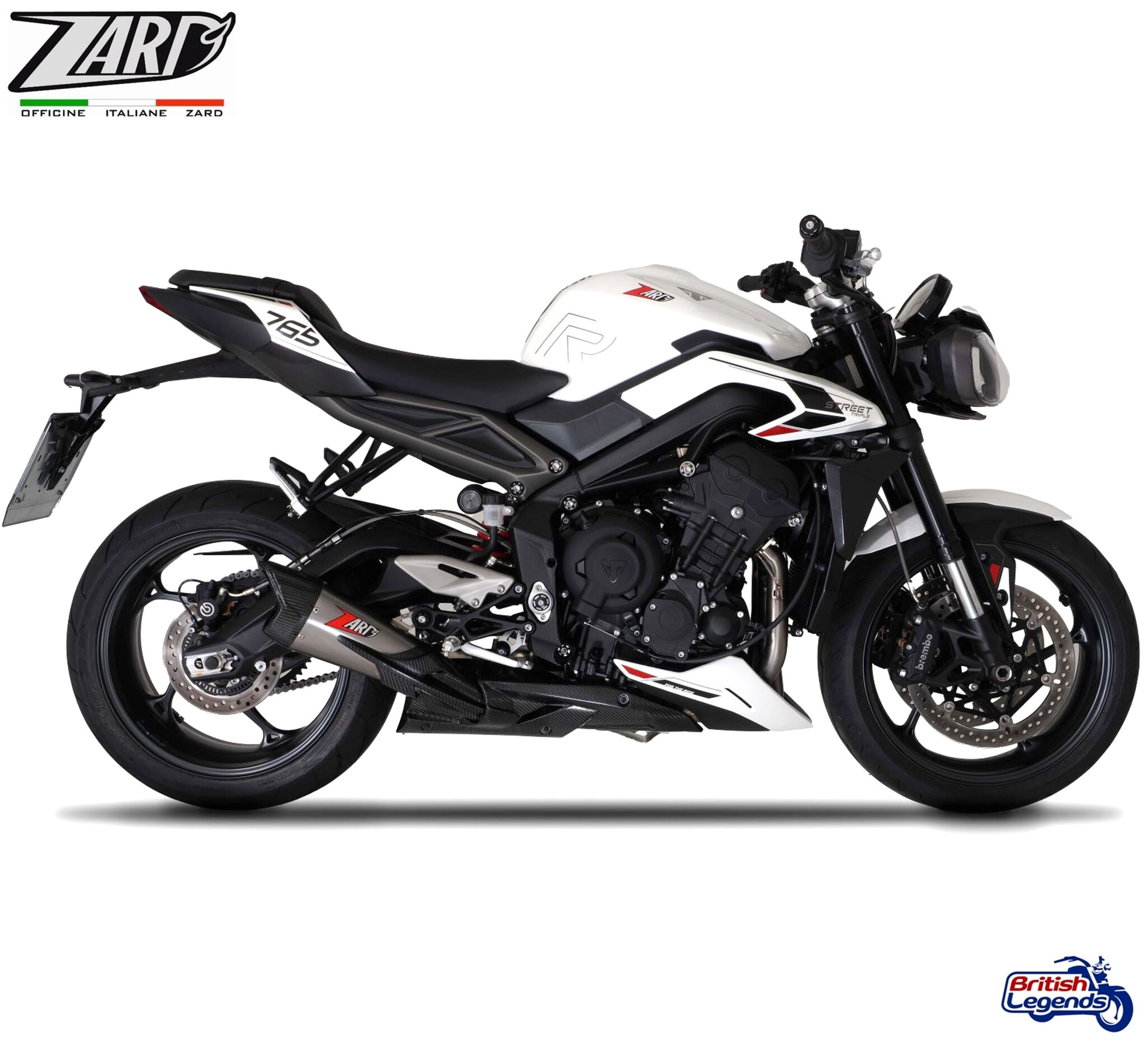 Ligne Zard 3-en-1 pour Triumph Street Triple 765