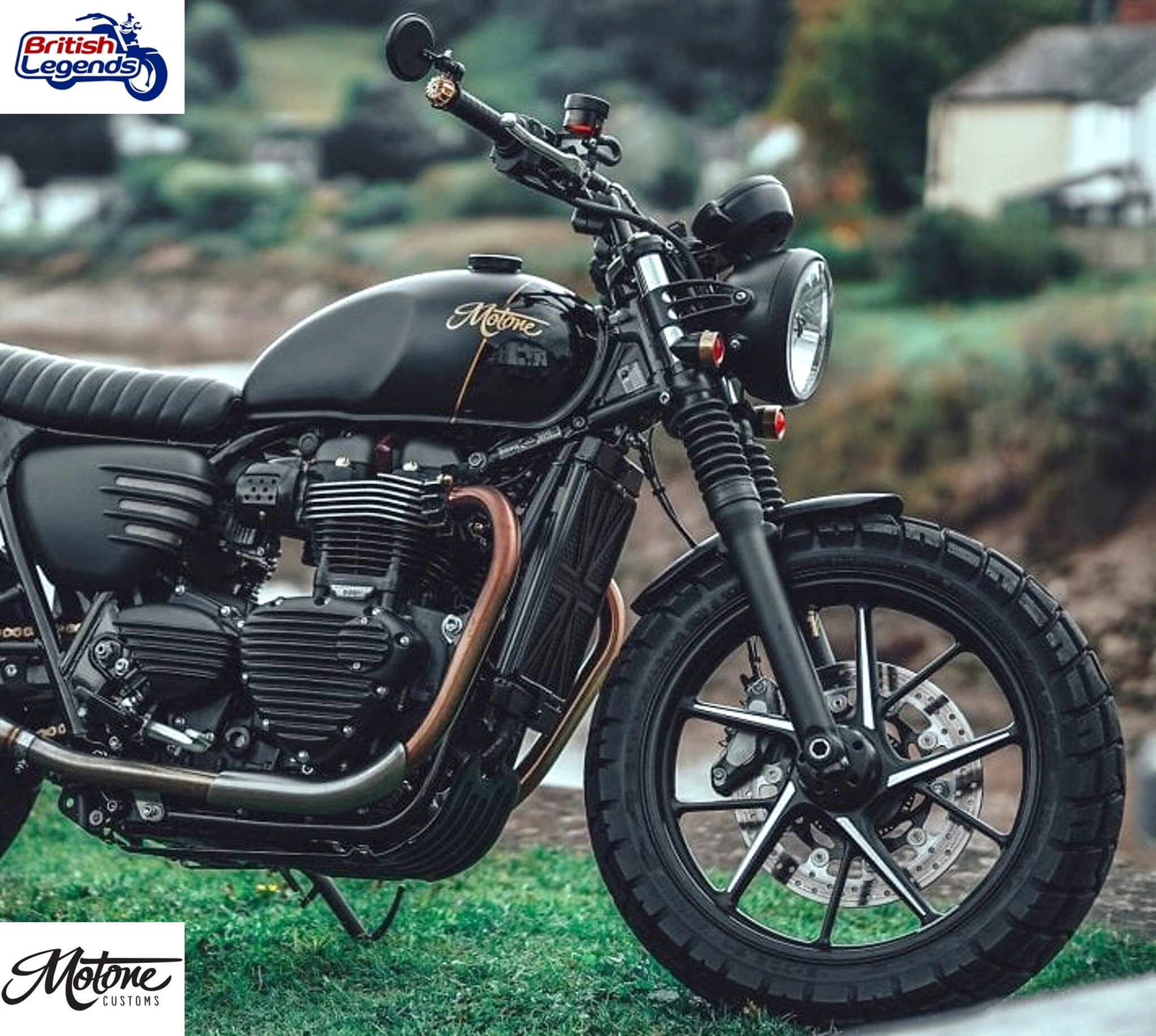 Guardabarros delantero para Triumph Twins