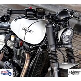 Black Alloy Fork Sleeves for Triumph Bobber