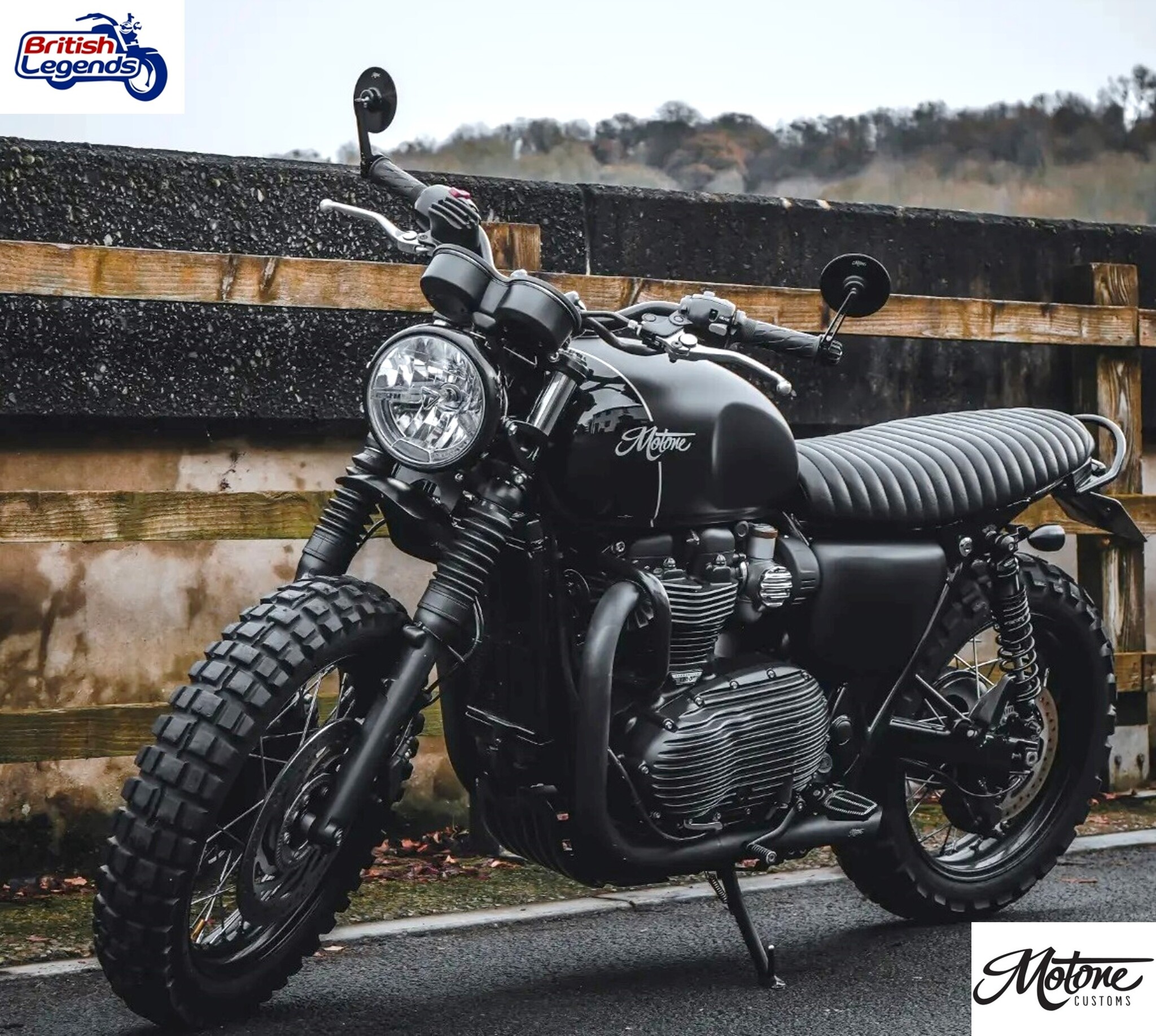 Stainless Steel Engine Guards for Triumph Twins