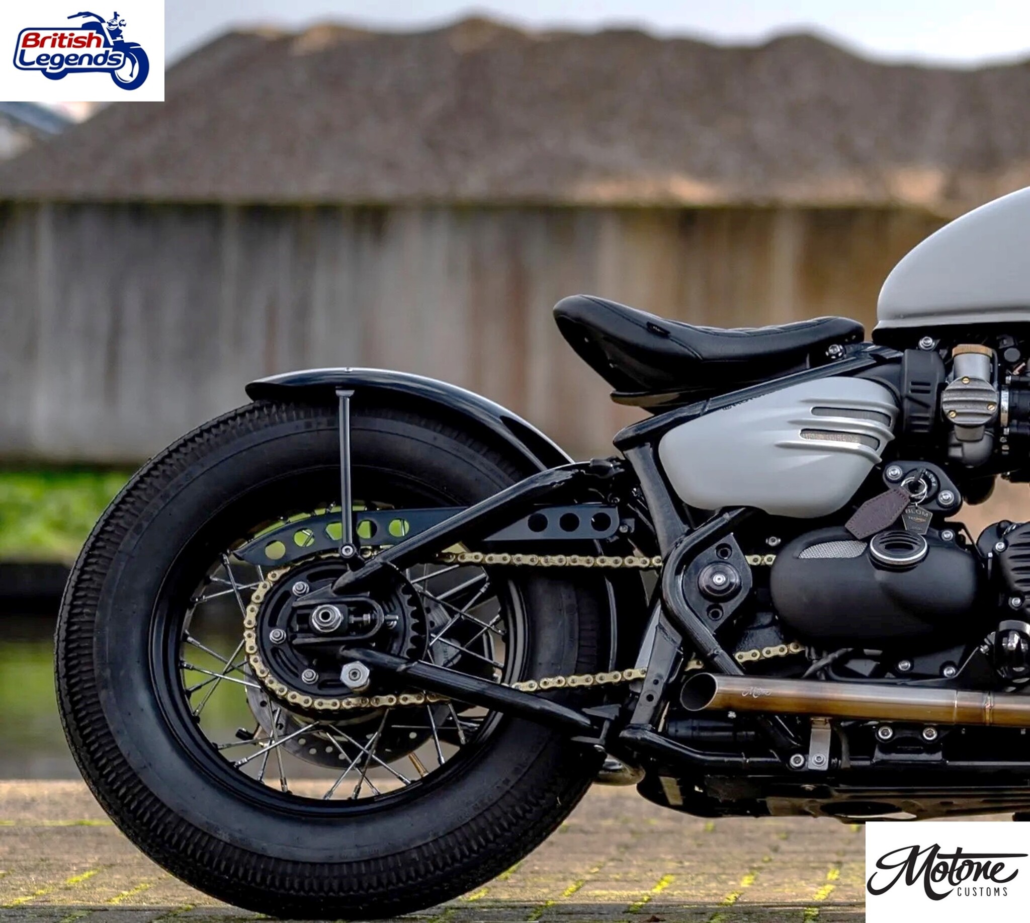 Motone Rialto Rear Mudguard for Triumph Bobber