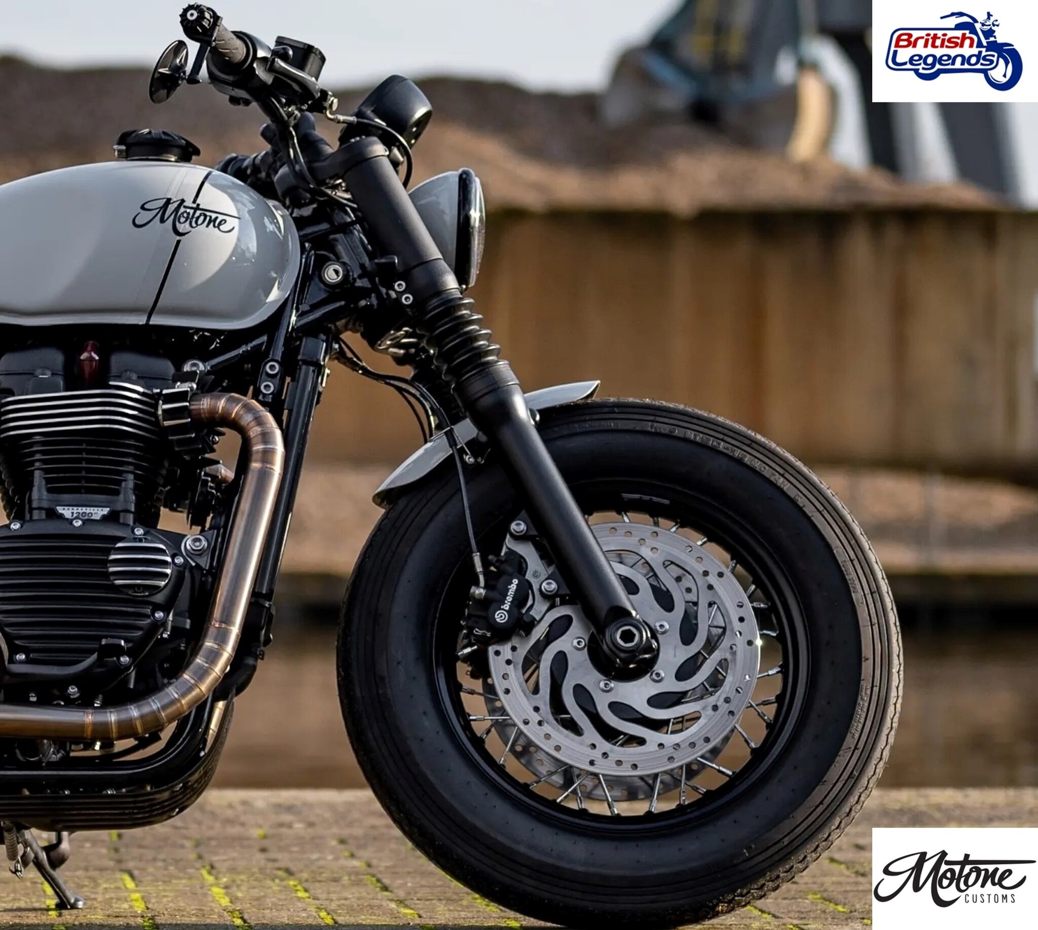 Steel Short Front Fender for Triumph Bobber