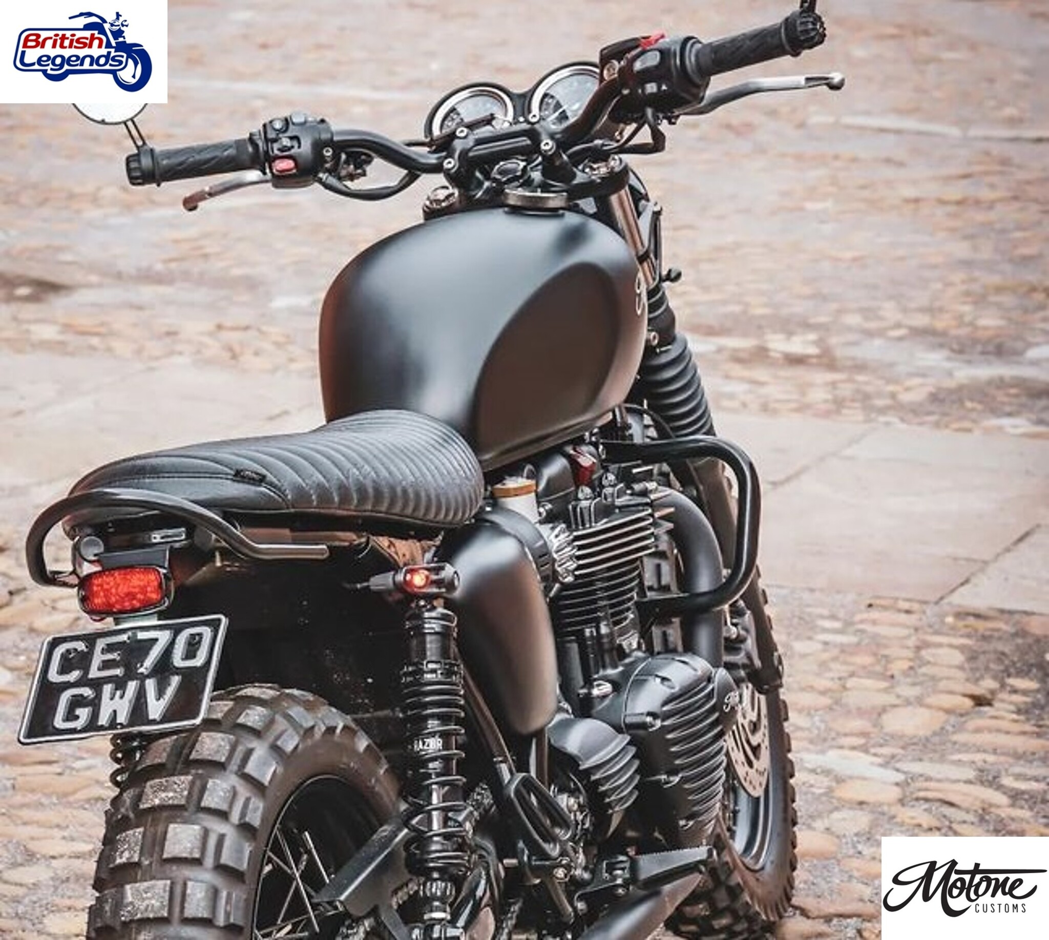 Stainless Steel Engine Guards for Triumph Twins