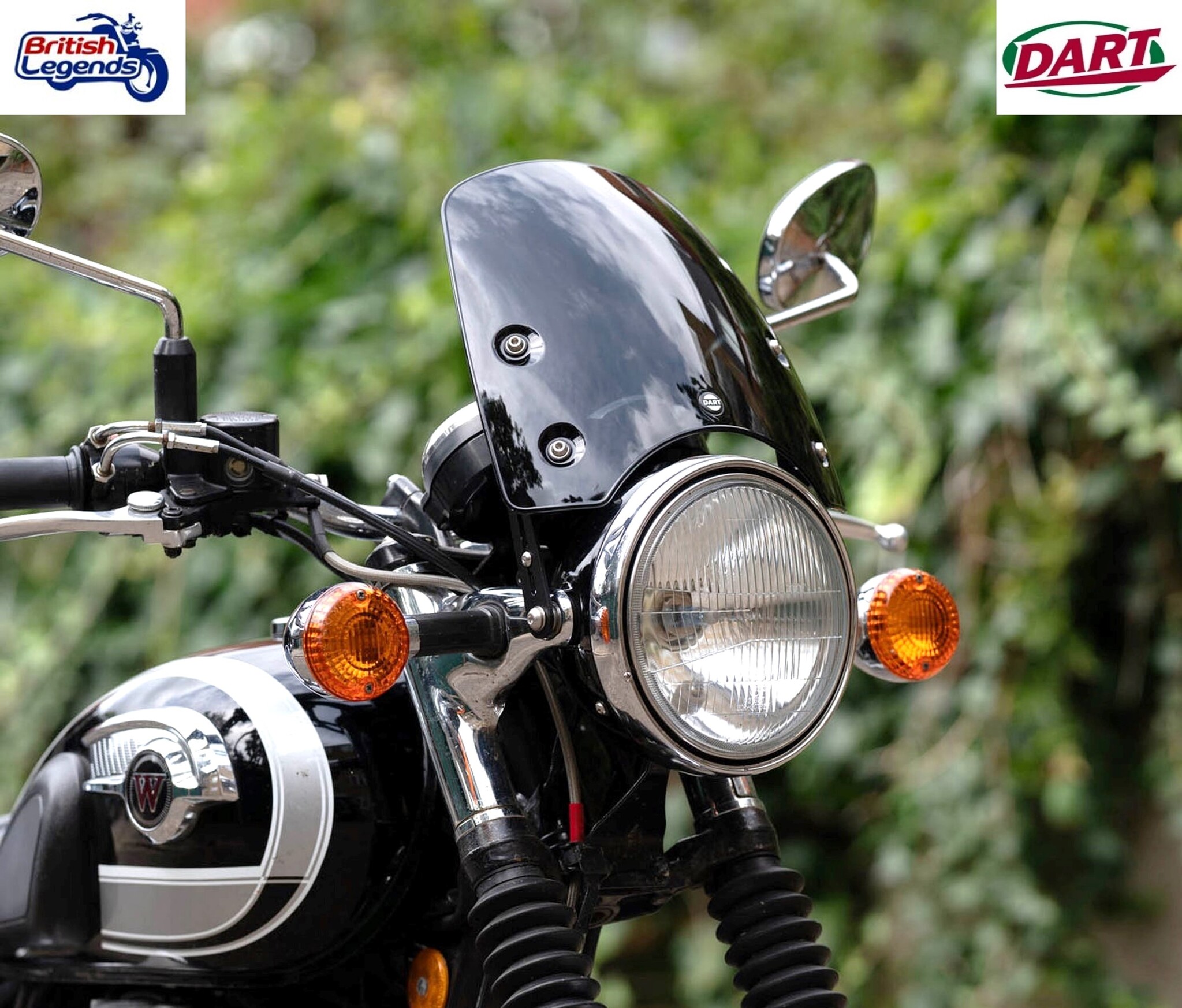 Flyscreen for Kawasaki W650 and W800