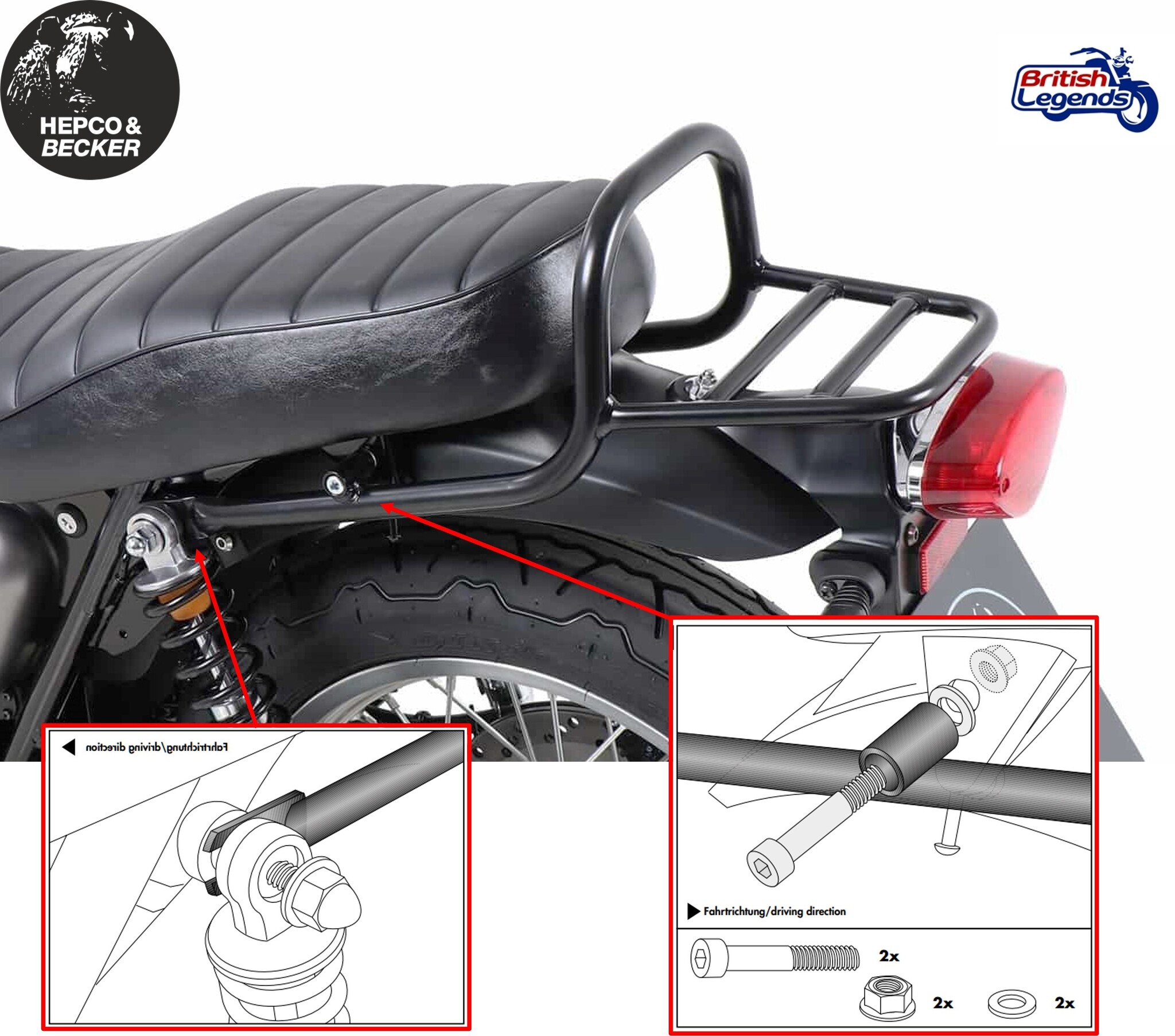 Luggage Rack for Kawasaki W650/W800