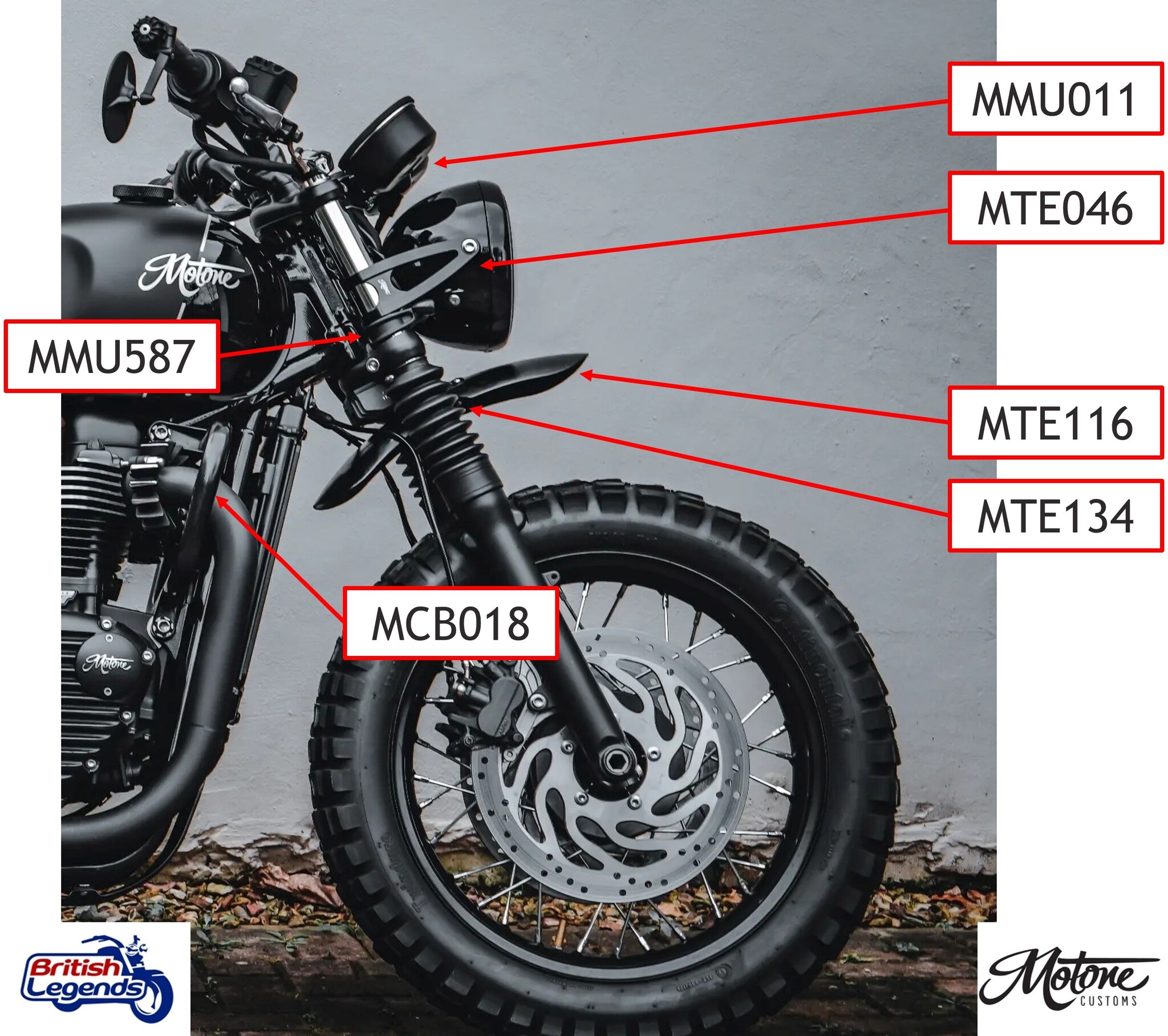 Fork Indicator / Turn Signal Clamps (pair)