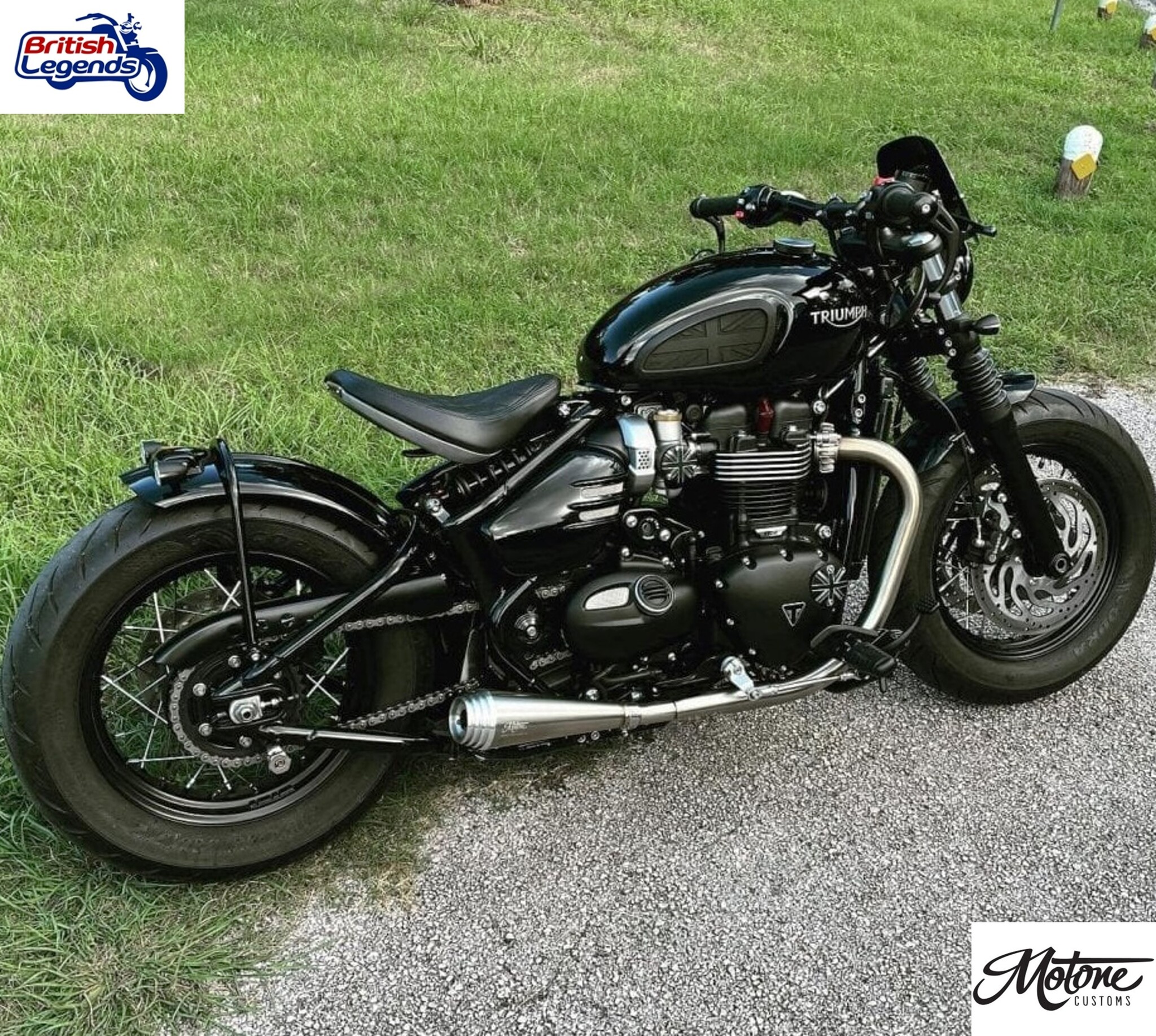 Silenciadores Saturn-V para Triumph Twins