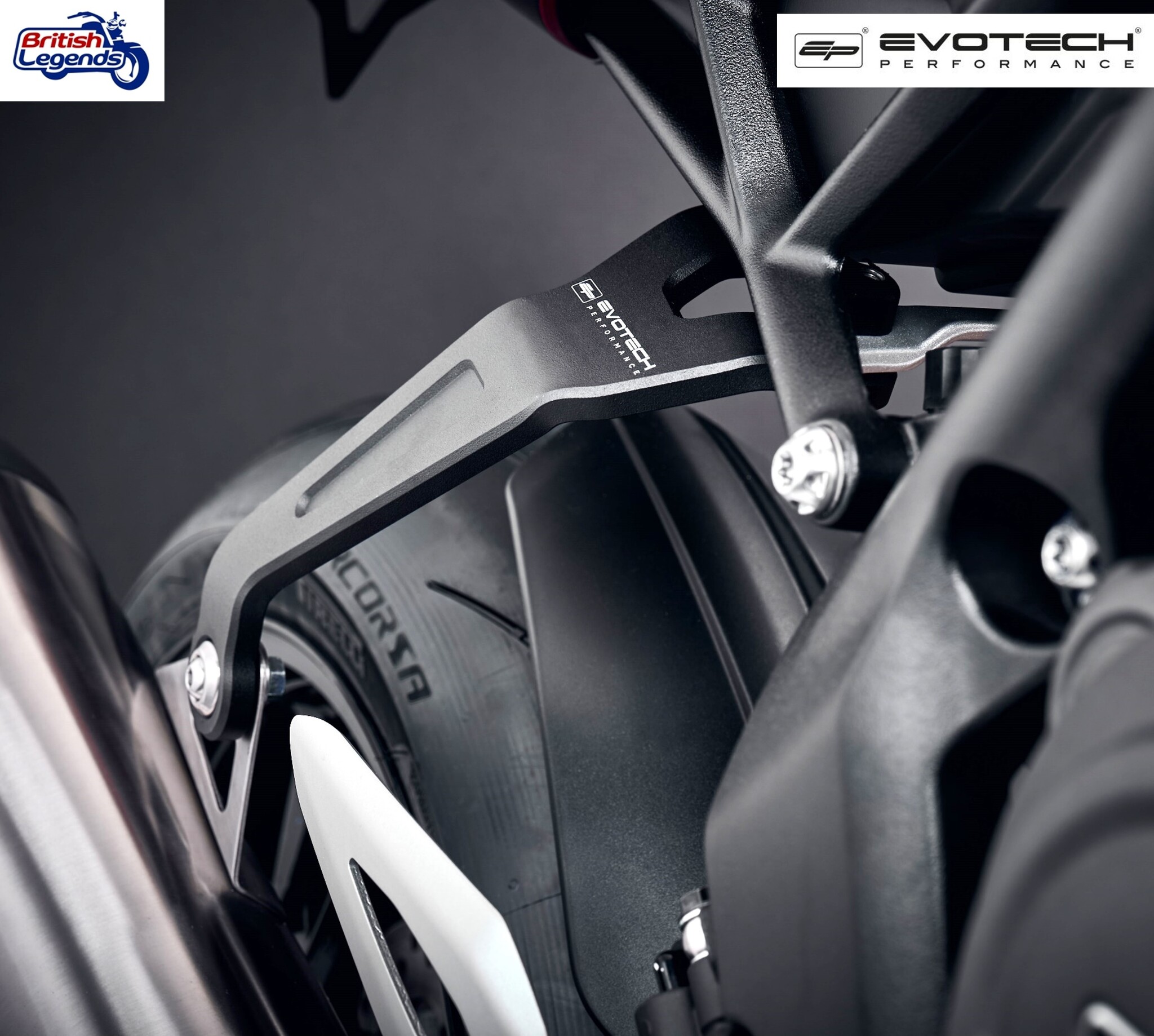 Soporte silenciador Triumph Speed Triple 1200