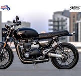 Selle Biplace Motone Skinny pour Triumph Twins