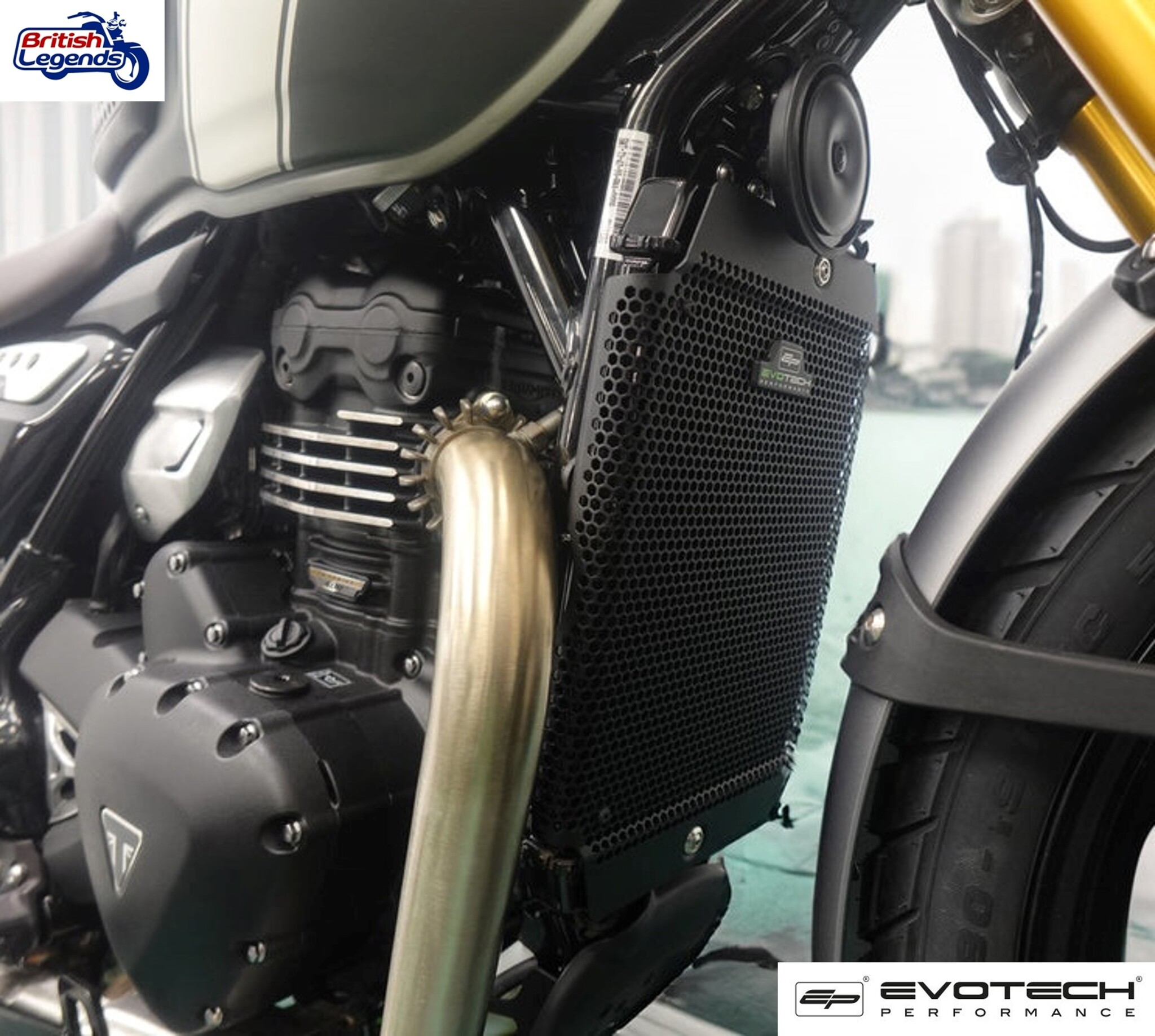 Radiator Protection for Triumph 400cc