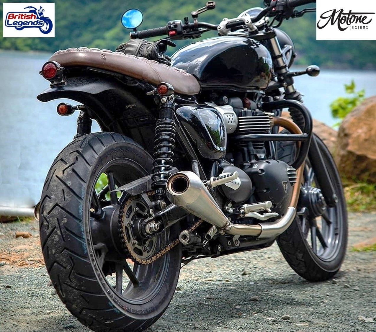 Garde-Boue AR Court en Alu pour Triumph Twins