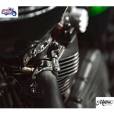Abrazaderas de escape de acero inoxidable Triumph Twins