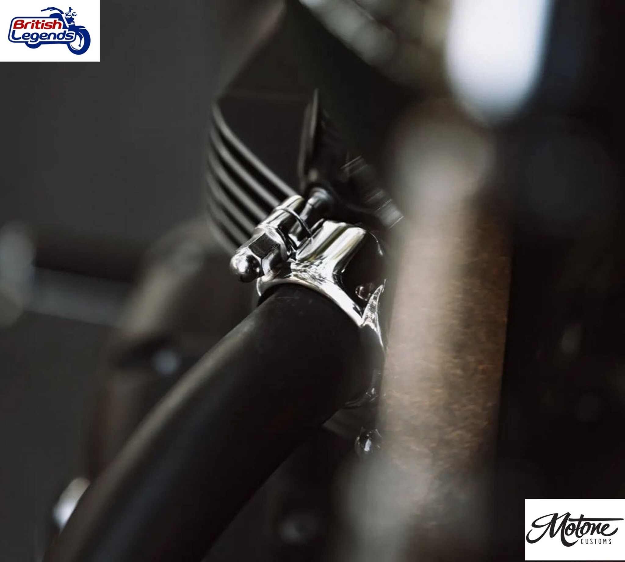 Colliers de Sortie de Culasse Inox pour Triumph Twins