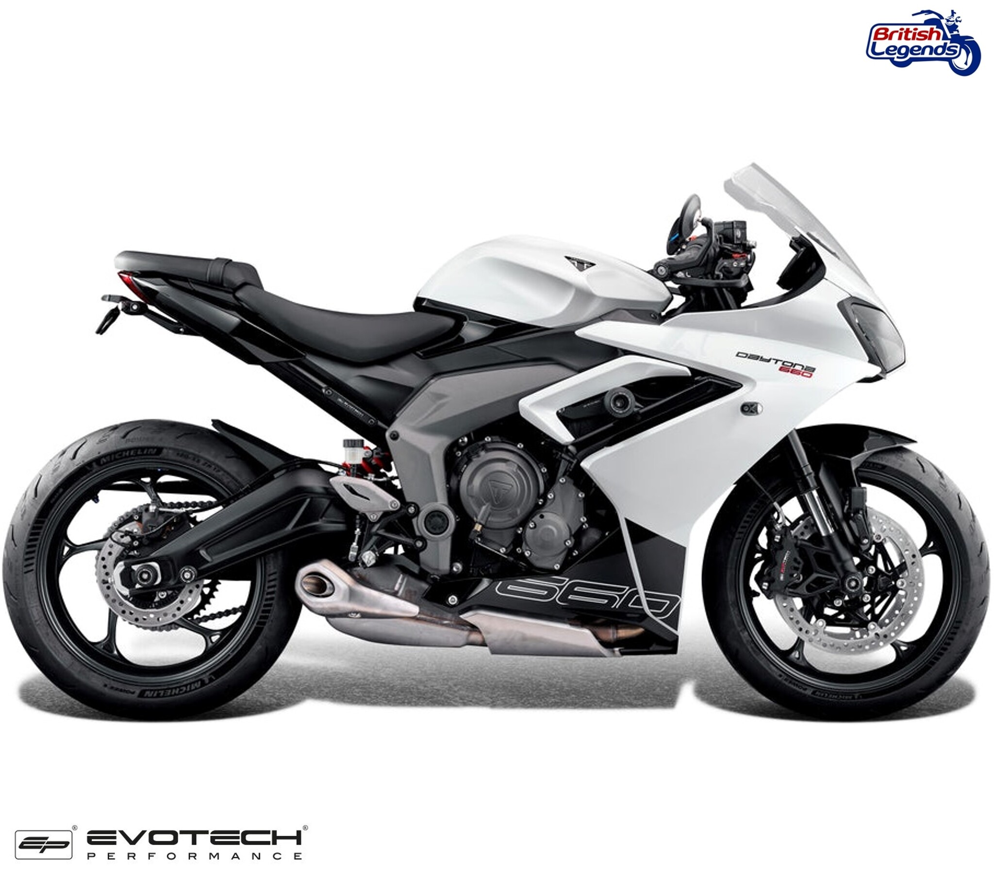 Kit Arrière Court + Porte-Plaque Triumph Daytona 660