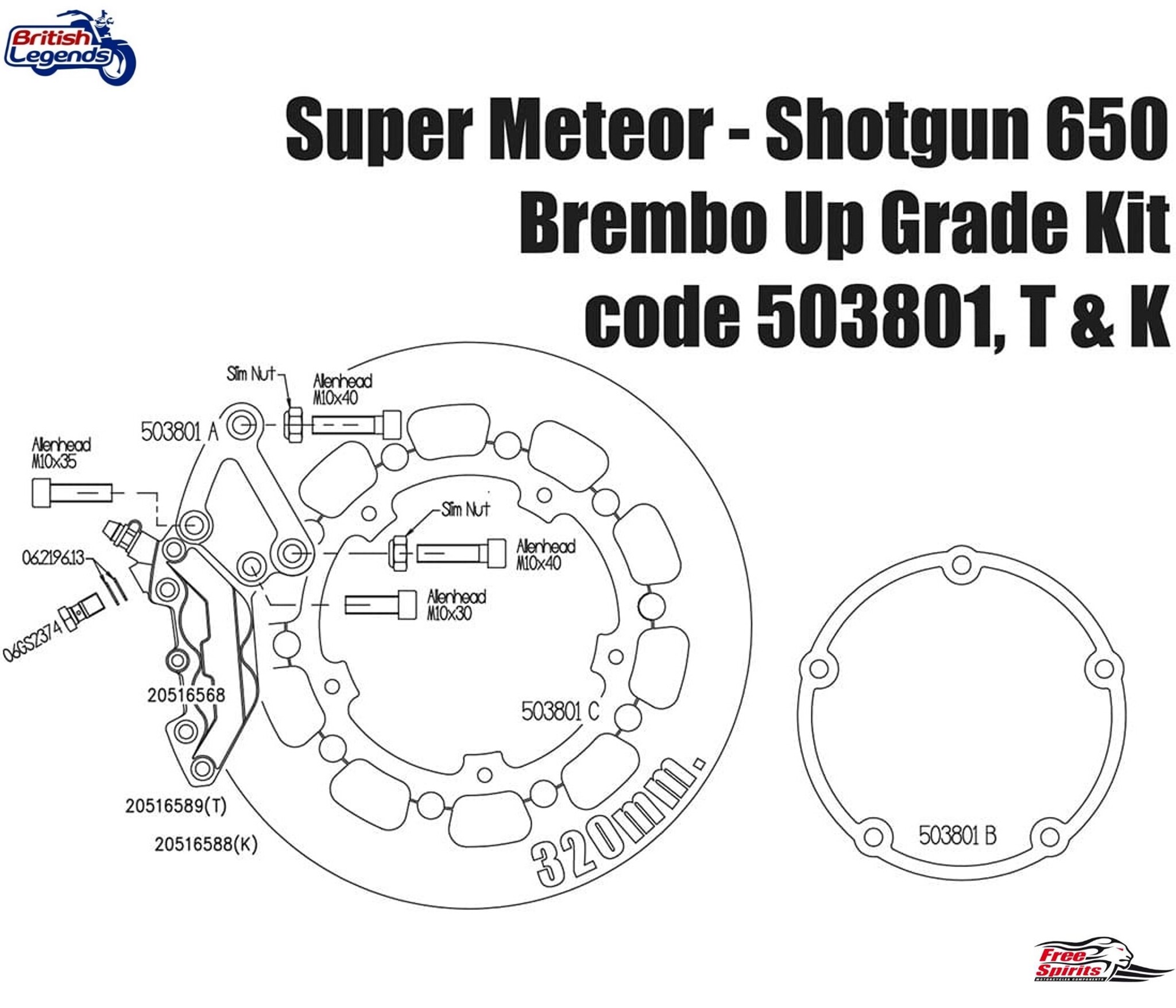 Brembo Brake Kit for Super Meteor & Shotgun 650