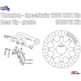 Kit Trasero Brembo para Thruxton RS & Speed Twin