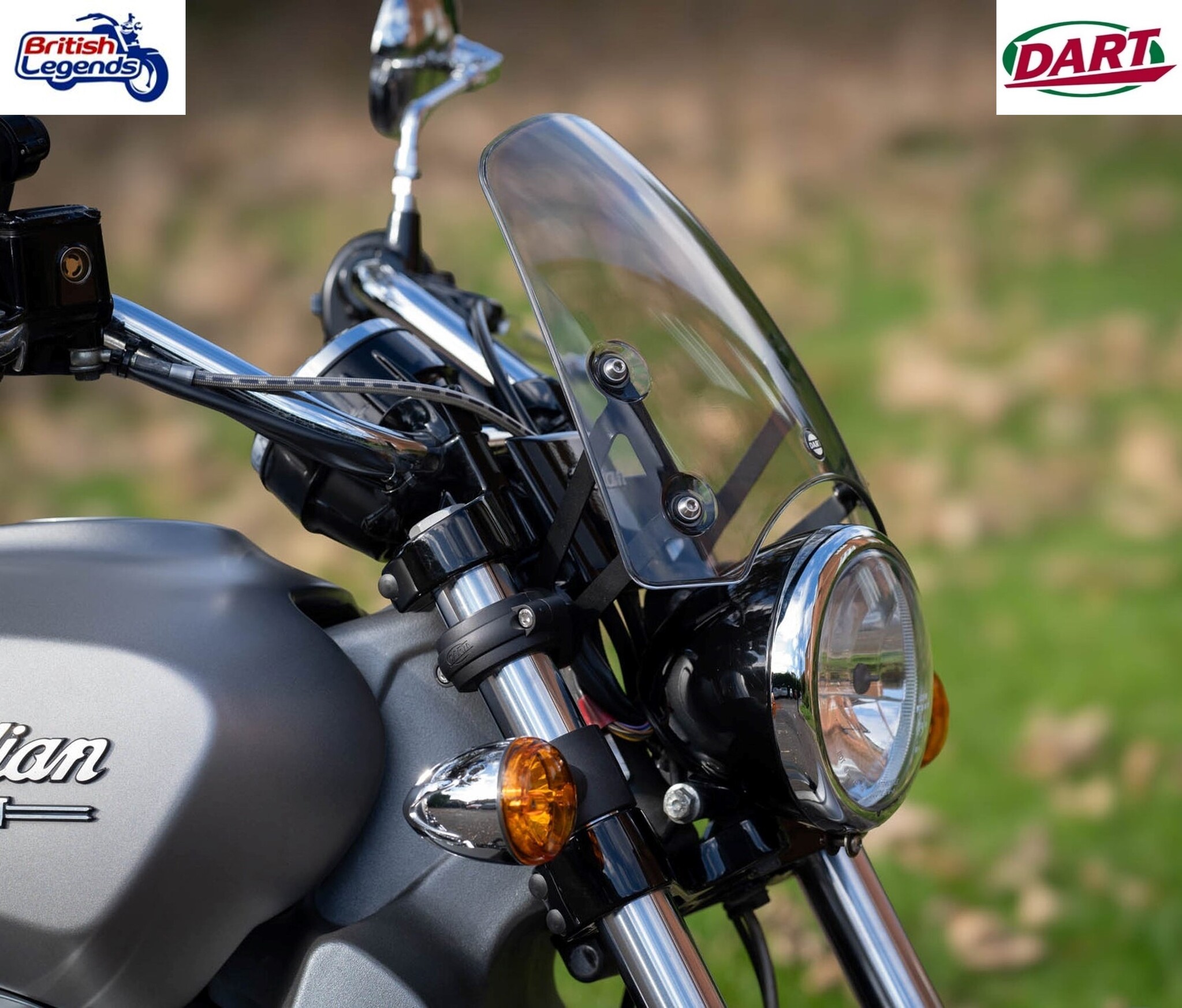 Pare-Brise Avant Universel Pour Moto | Compatible Indian Scout (2015-2022) & Bobber (2018-2022) | ABS