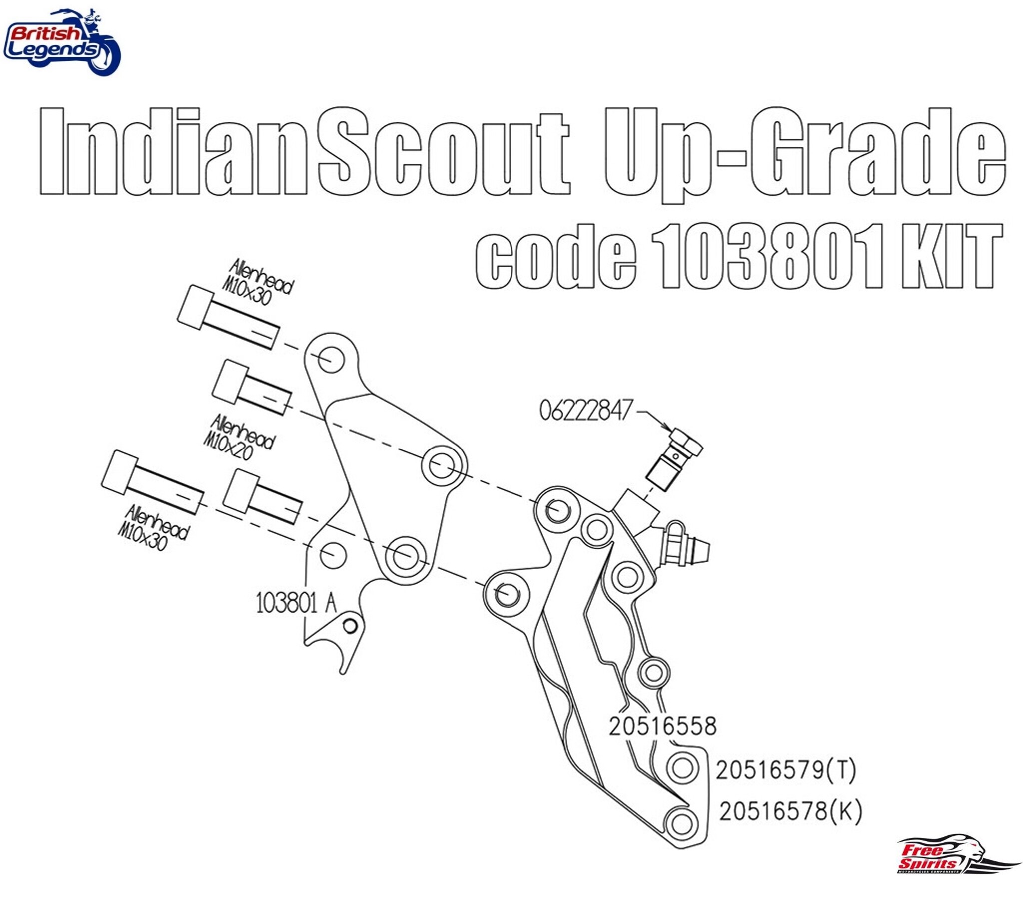 Brembo Front Brake Kit for Indian Scout