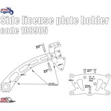 Side License Plate Kit for Indian Scout