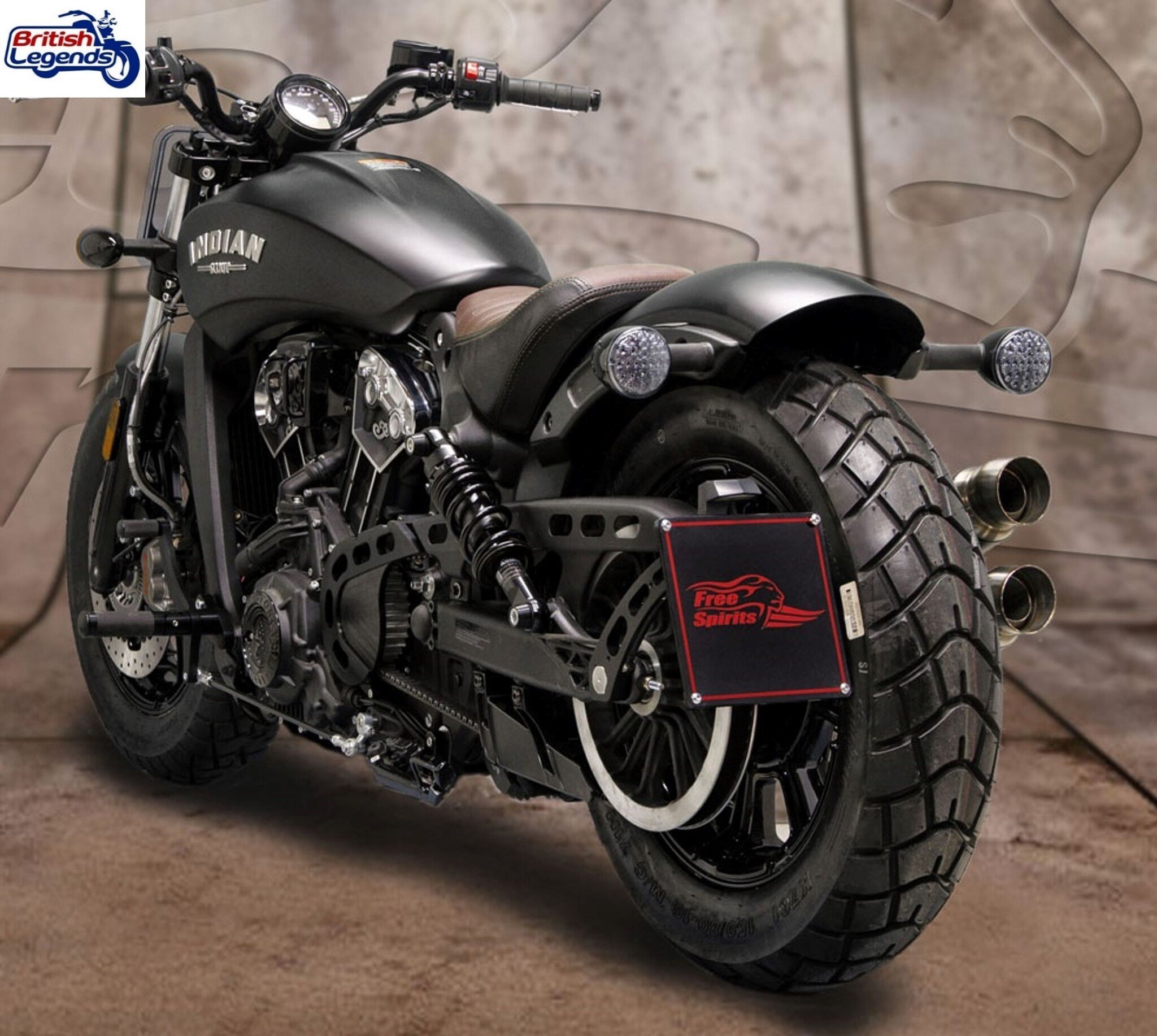 Side License Plate Kit for Indian Scout