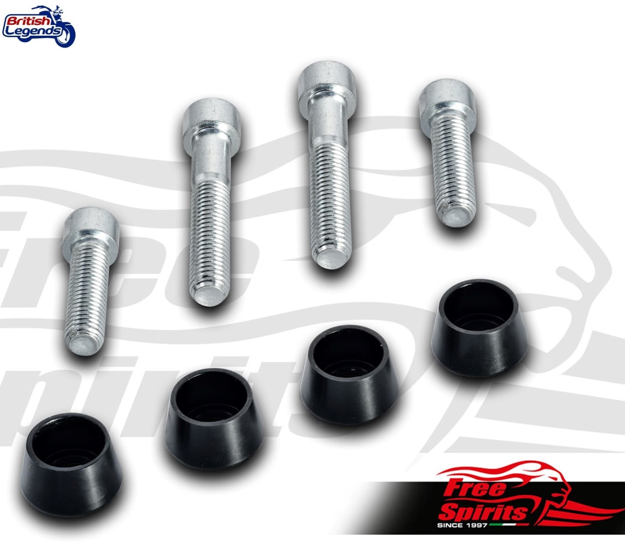 Fixations d'Amortisseurs pour Indian Scout