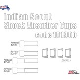 Fixations d'Amortisseurs pour Indian Scout