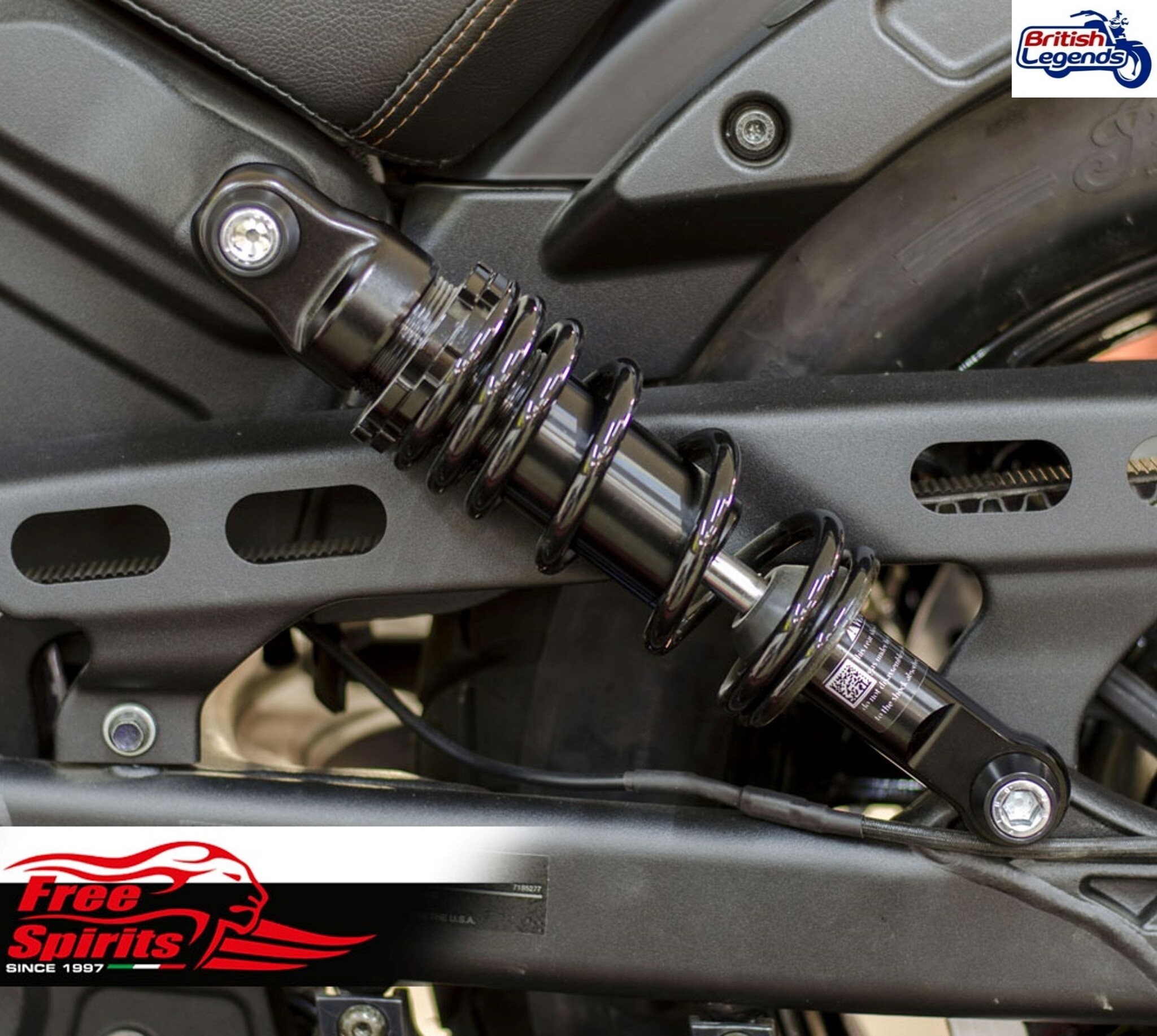 Fixations d'Amortisseurs pour Indian Scout