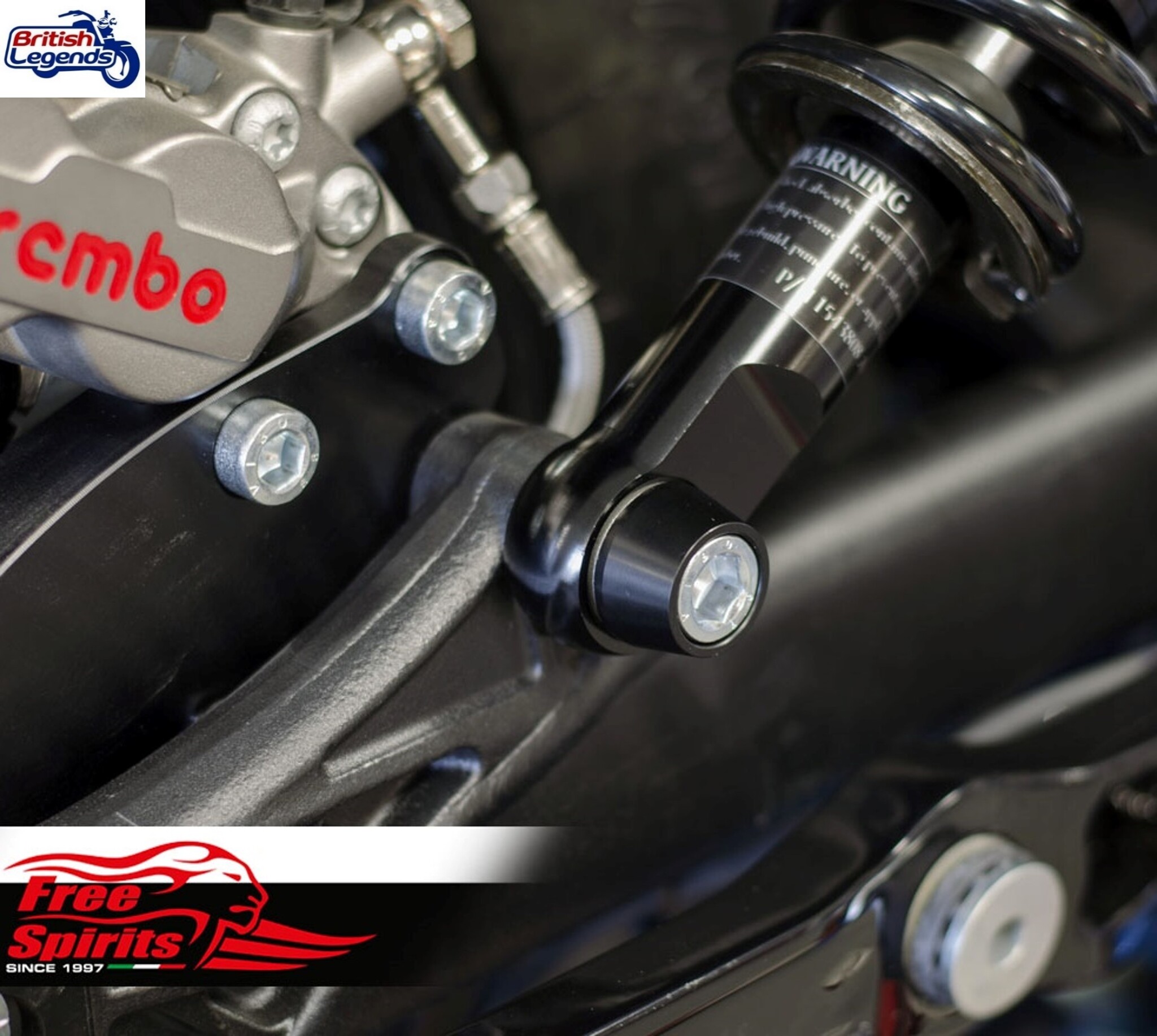 Fixations d'Amortisseurs pour Indian Scout