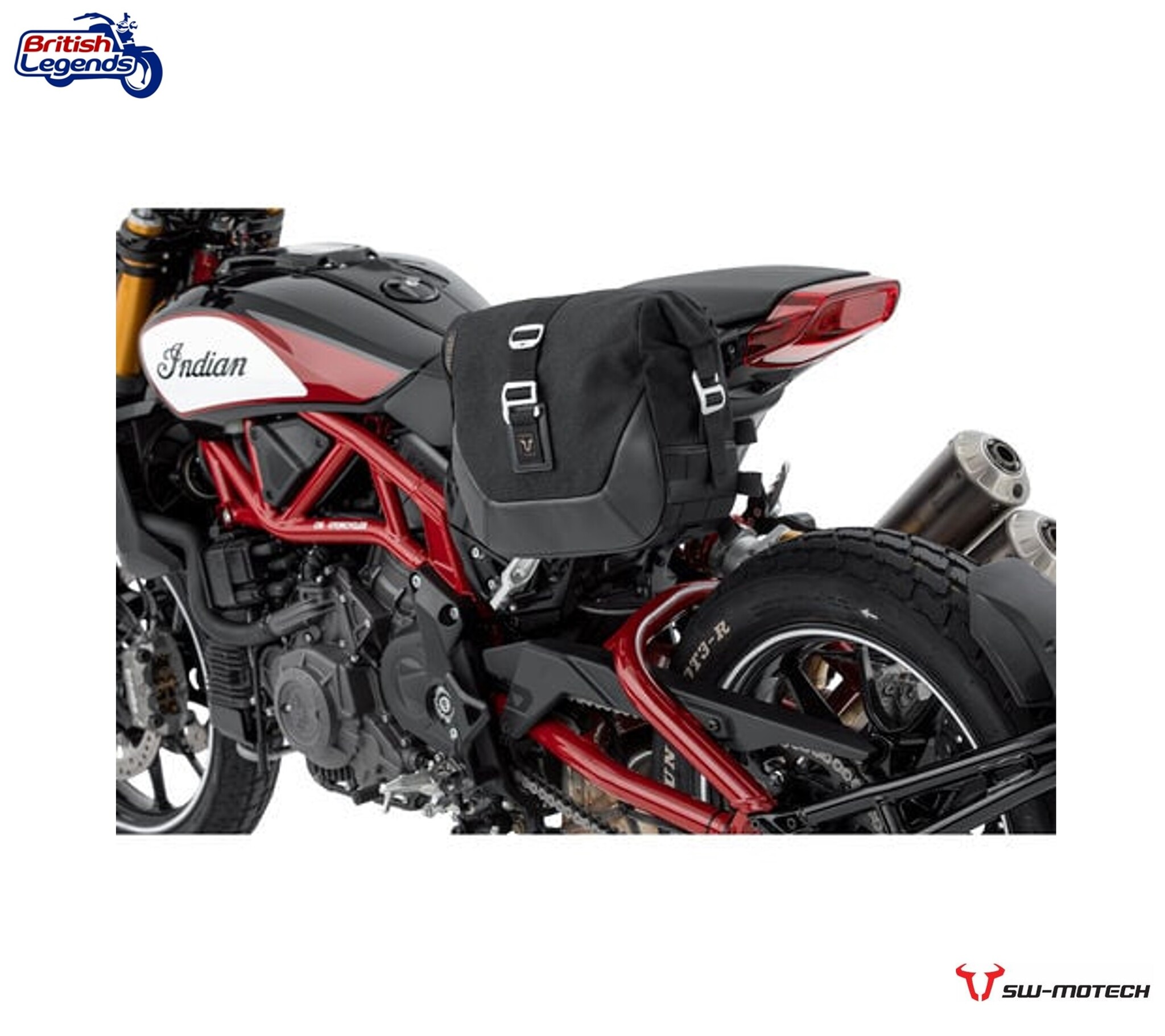 Bolsa Laterale + Soporte para Indian FTR & FTR1200